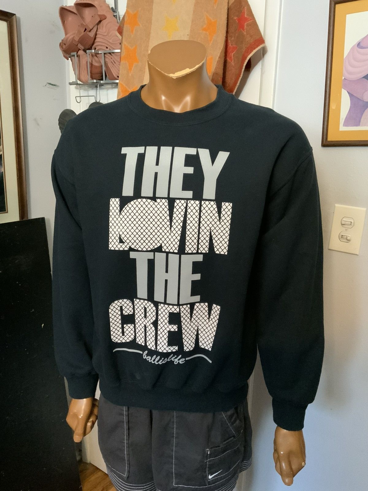 Other Ballislife They Lovin The Crew Basketball Mixtape Sweatshirt Size US M / EU 48-50 / 2 - 7 Thumbnail