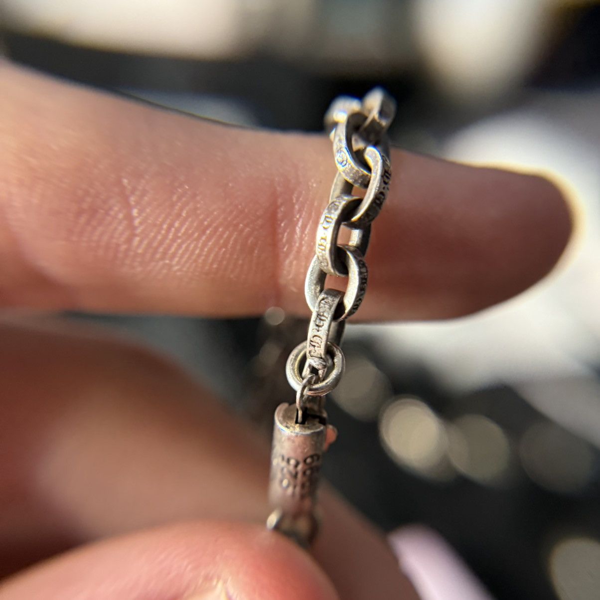 Chrome Hearts Chrome Hearts Silver Paper Chain Clasp Bracelet Size ONE SIZE - 10 Thumbnail