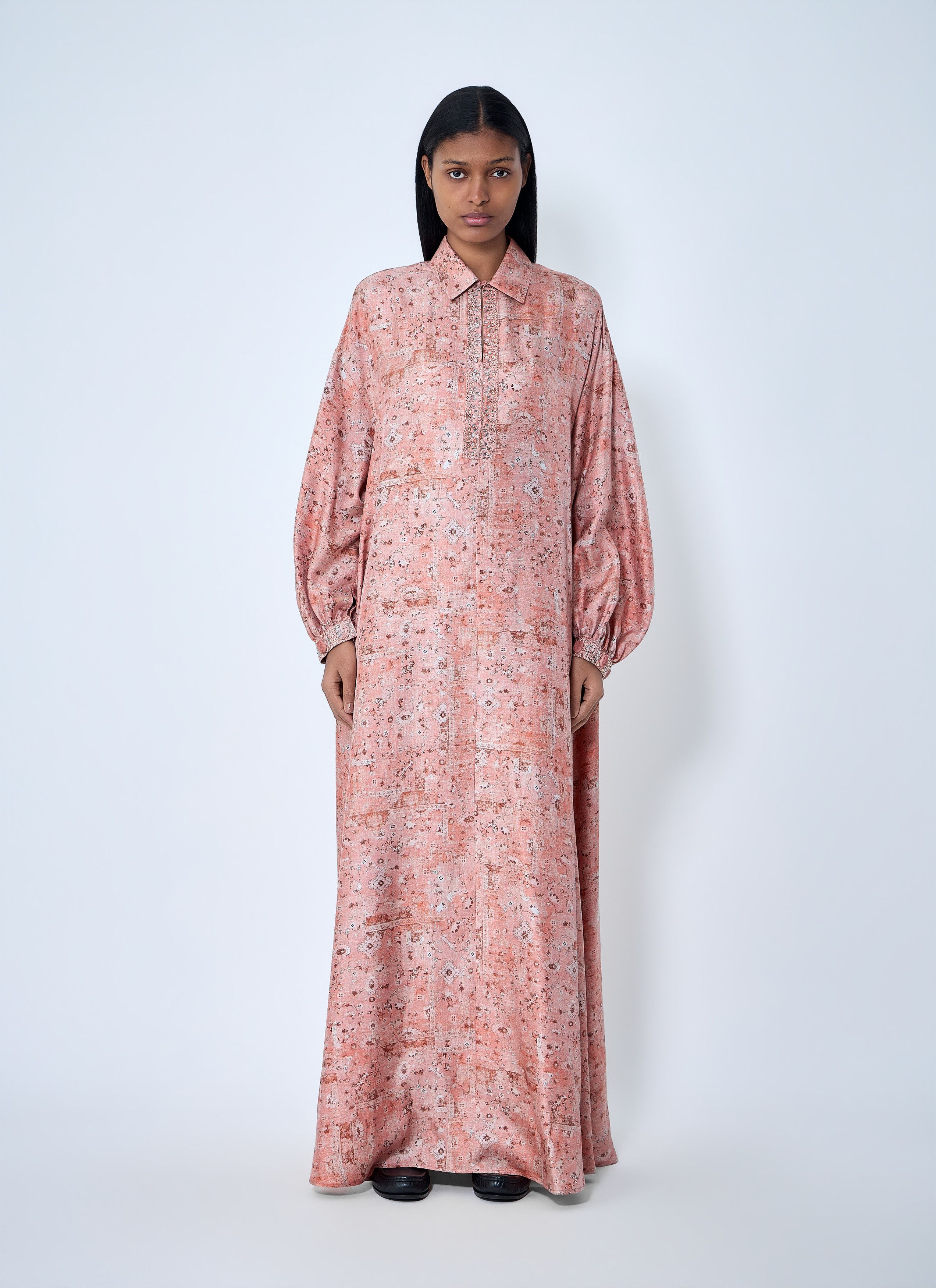 Max Mara Silk Maxi Dress Size M / US 6-8 / IT 42-44 - 1 Thumbnail
