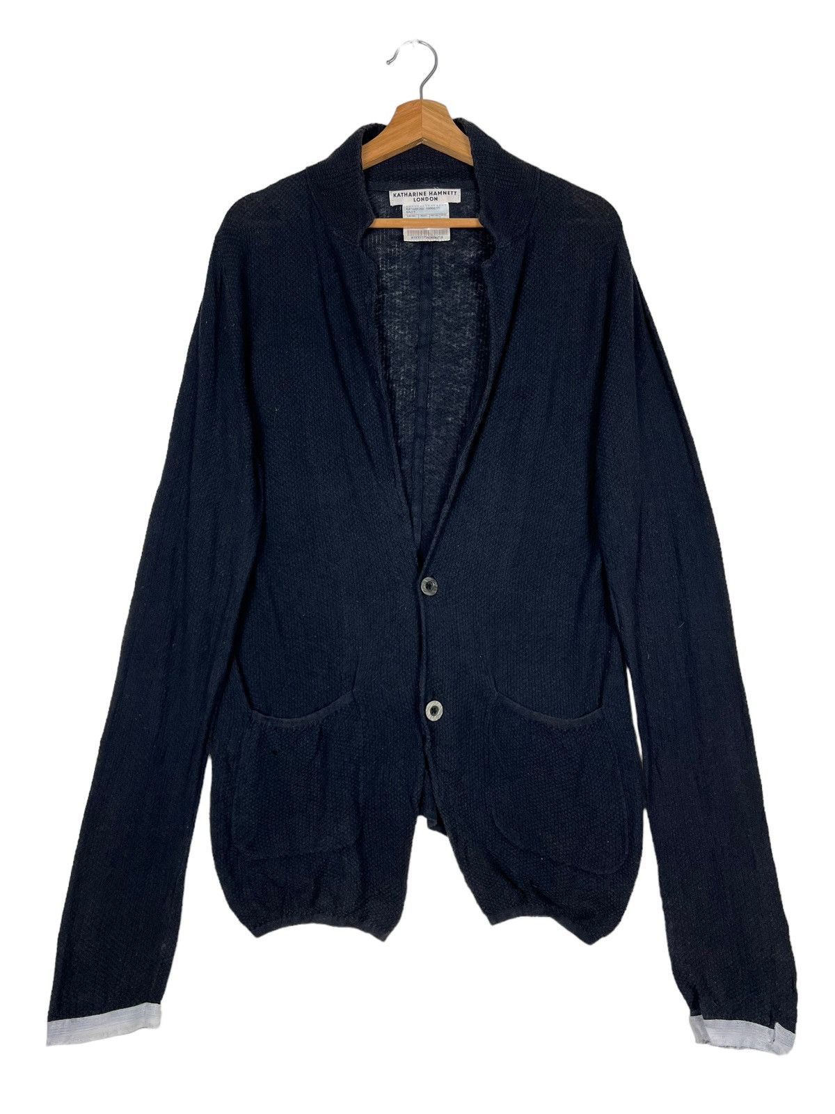 Katharine Hamnett London 🔥 VINTAGE KATHARINE HAMNETT LONDON CARDIGAN Size US L / EU 52-54 / 3 - 2 Thumbnail