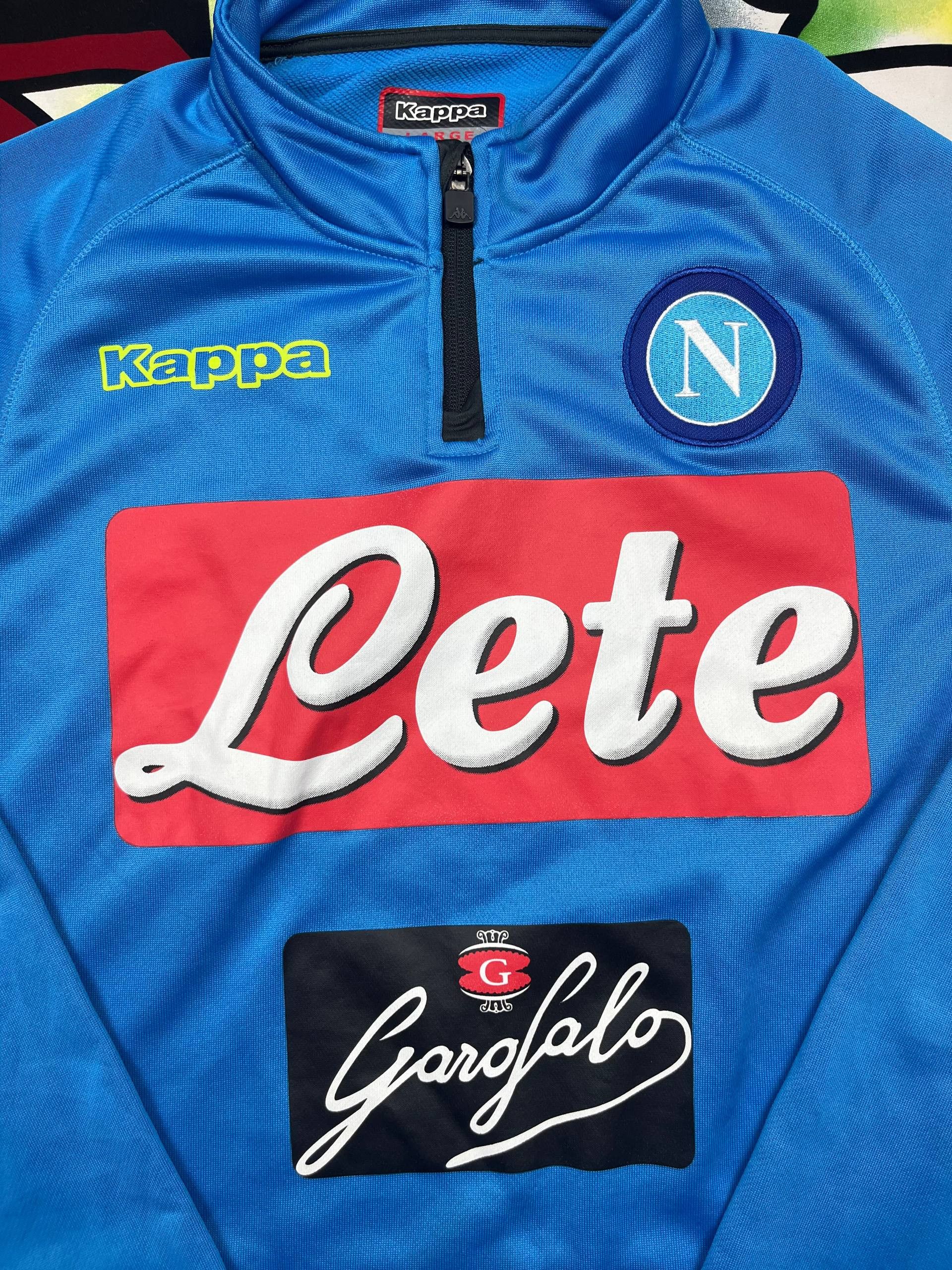 Kappa Kappa ssc Napoli Jersey football sport mens jacket blue Size US L / EU 52-54 / 3 - 2 Thumbnail