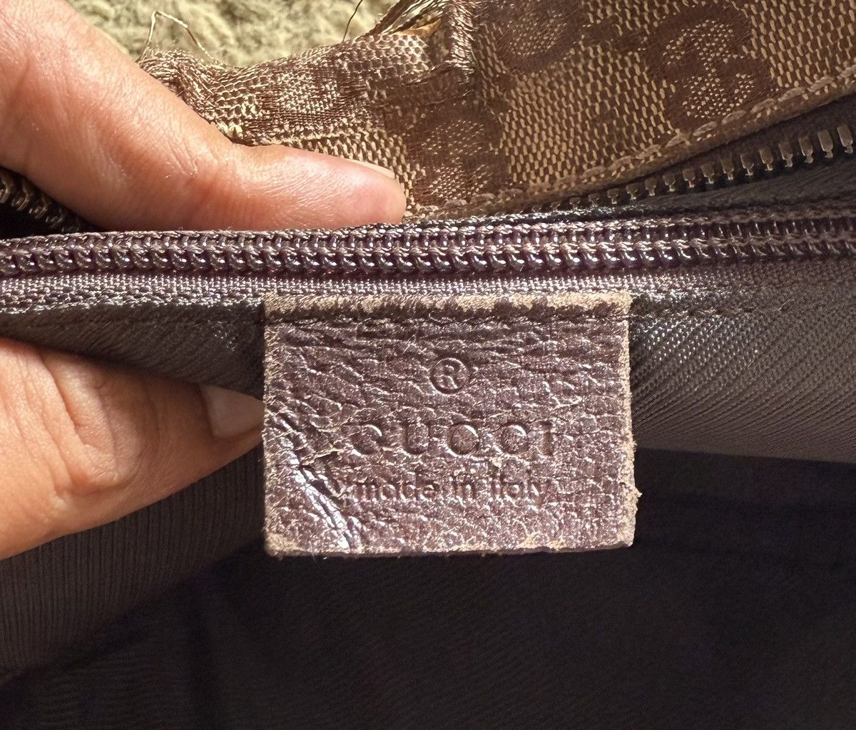 Gucci Gucci GG Crossbody Shoulder Canvas 03136 Leather Vintage Size ONE SIZE - 14 Thumbnail
