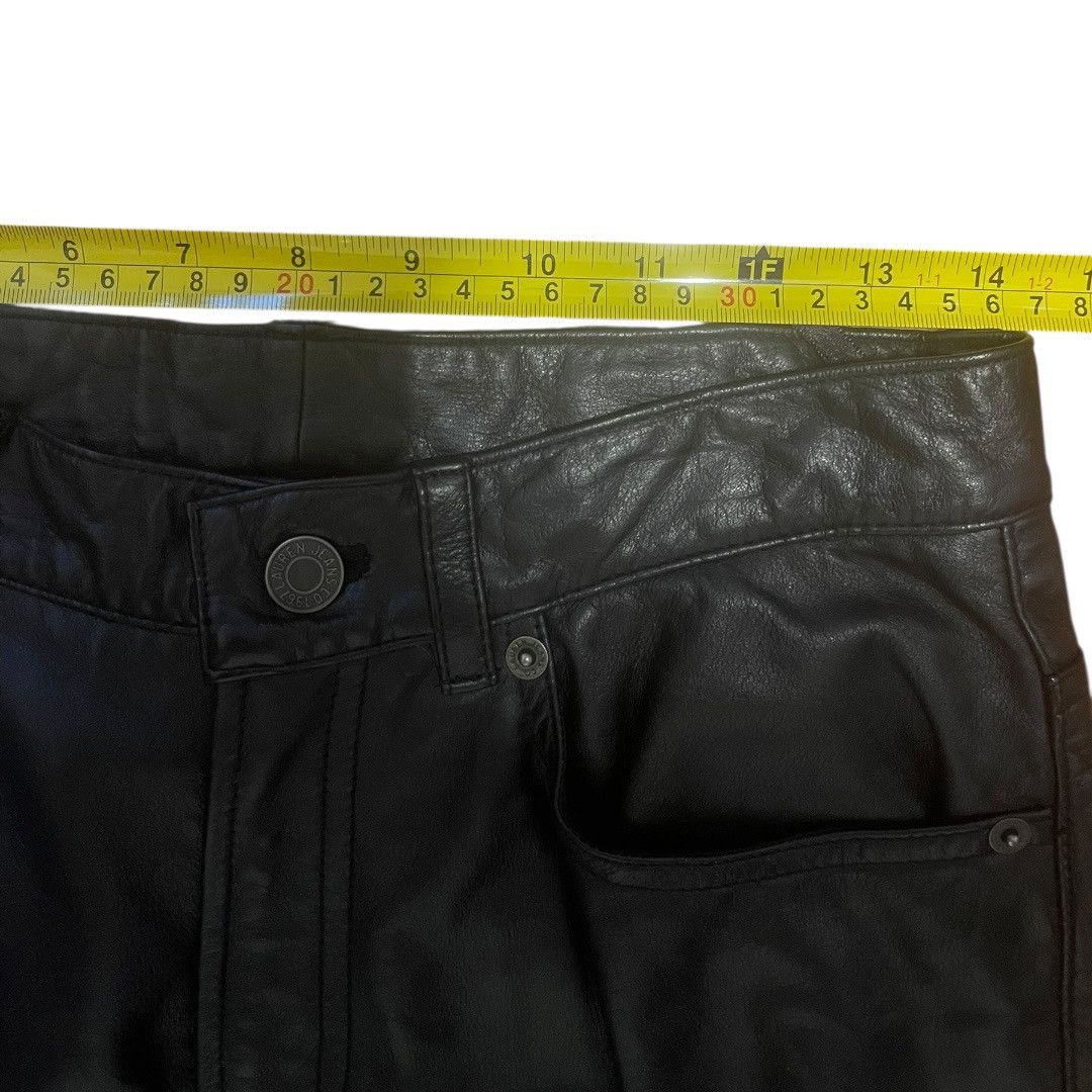 Ralph Lauren Ralph Lauren Black Y2K Leather Flared Women Pants Sz 4 Size 27" / US 4 / IT 40 - 4 Thumbnail
