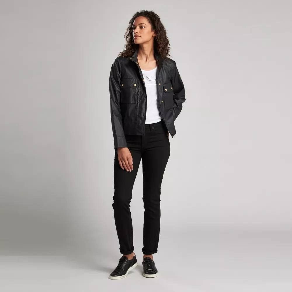 Barbour Barbour International Trackrace Casual Women's Jacket, UK10 Size M / US 6-8 / IT 42-44 - 20 Thumbnail