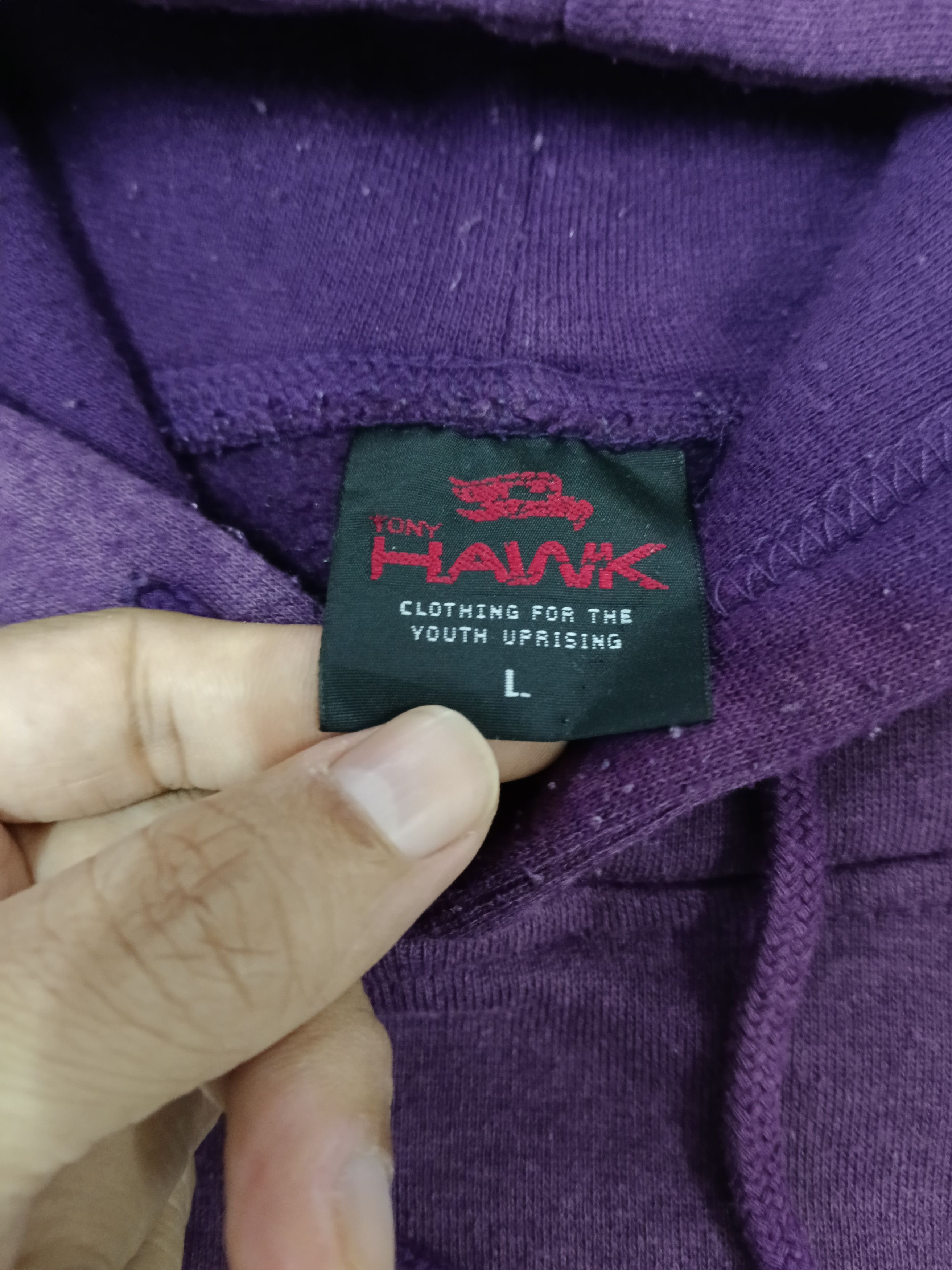Tony Hawk 90s TONY HAWK PURPLE SUN FADE PULL OVER Size US M / EU 48-50 / 2 - 11 Thumbnail