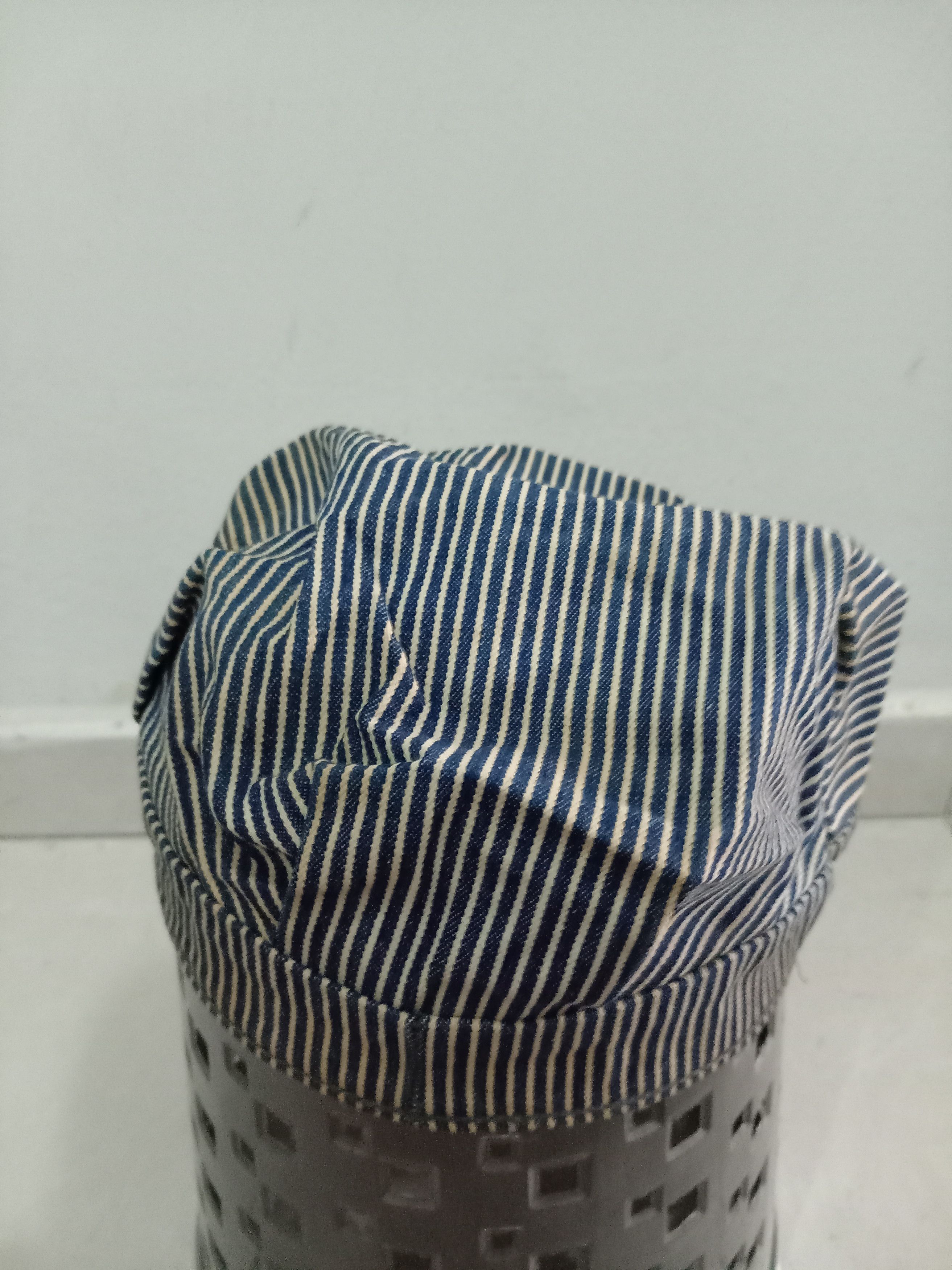 Vintage Vintage railroad stripe made in usa hats Size medium Size ONE SIZE - 3 Thumbnail