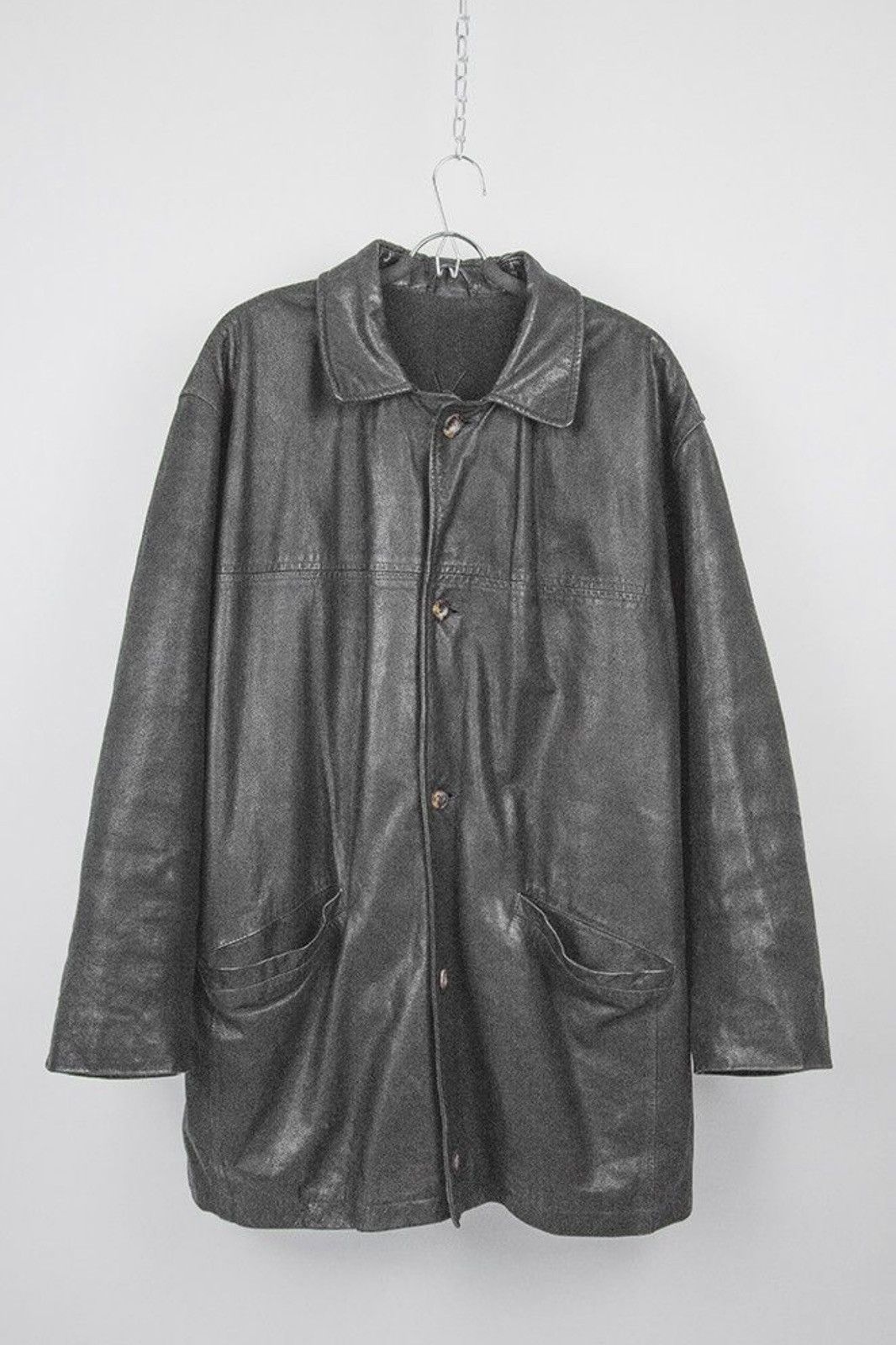 Yves Saint Laurent Vintage 90s YSL Leather jacket Size US L / EU 52-54 / 3 - 1 Thumbnail