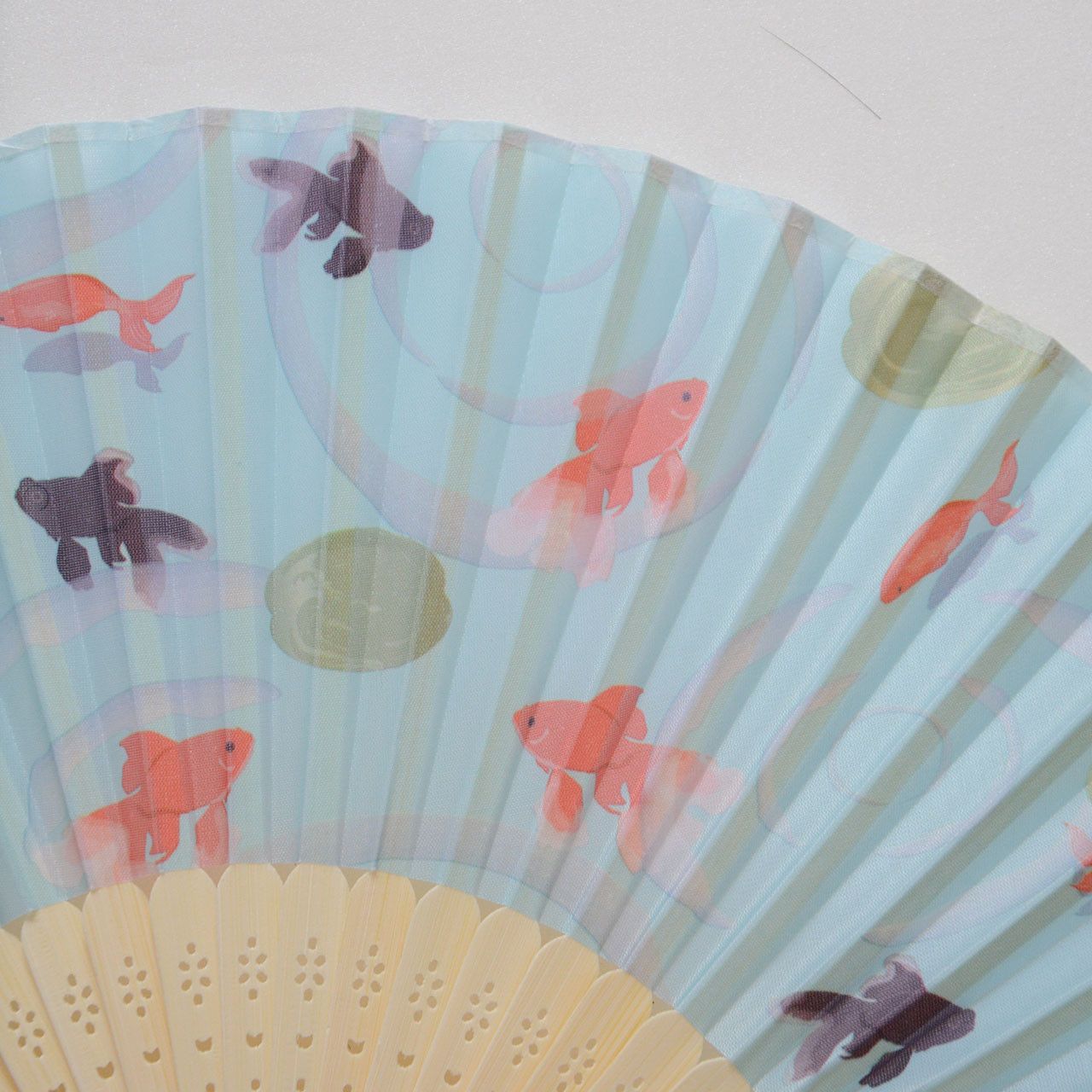 Other Japanese Folding Fan Sensu with Goldfish and Demekin Design Size ONE SIZE - 10 Thumbnail