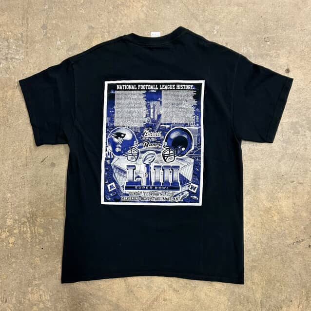 Vintage Vintage NFL Super Bowl Patriots Rams Tee L Size US L / EU 52-54 / 3 - 2 Thumbnail