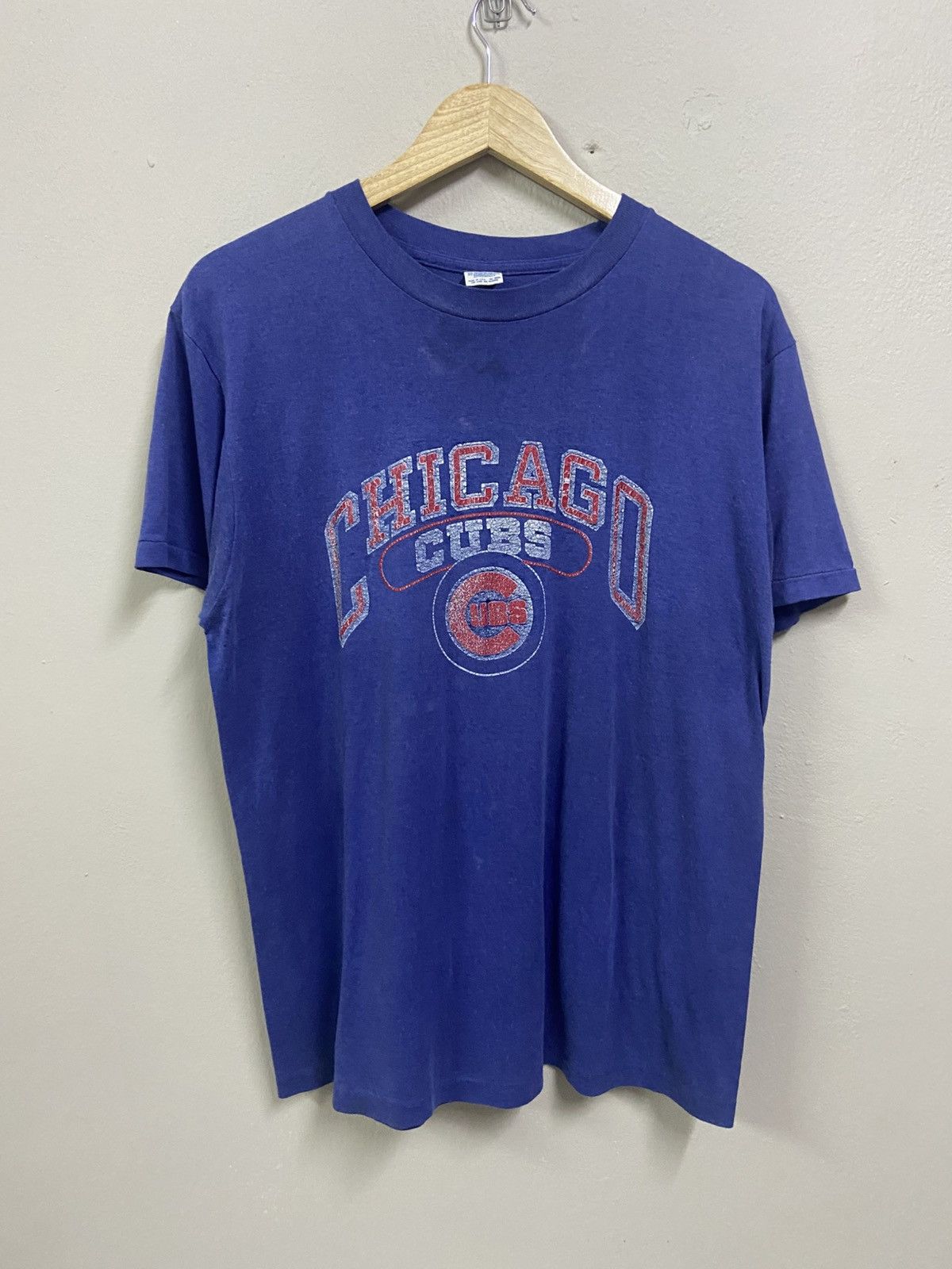 Champion × Vintage Champion Chicago Cubs Vintage T-Shirt Tee Size US XL / EU 56 / 4 - 1 Thumbnail
