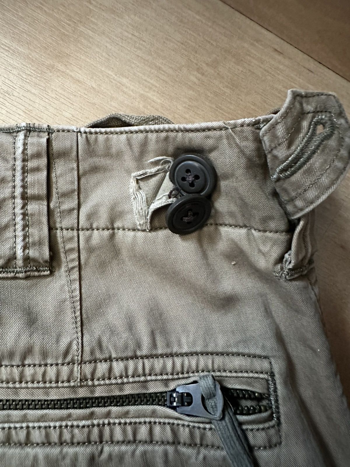 RRL Ralph Lauren RRL khaki cargo military pant Size US 29 - 14 Thumbnail