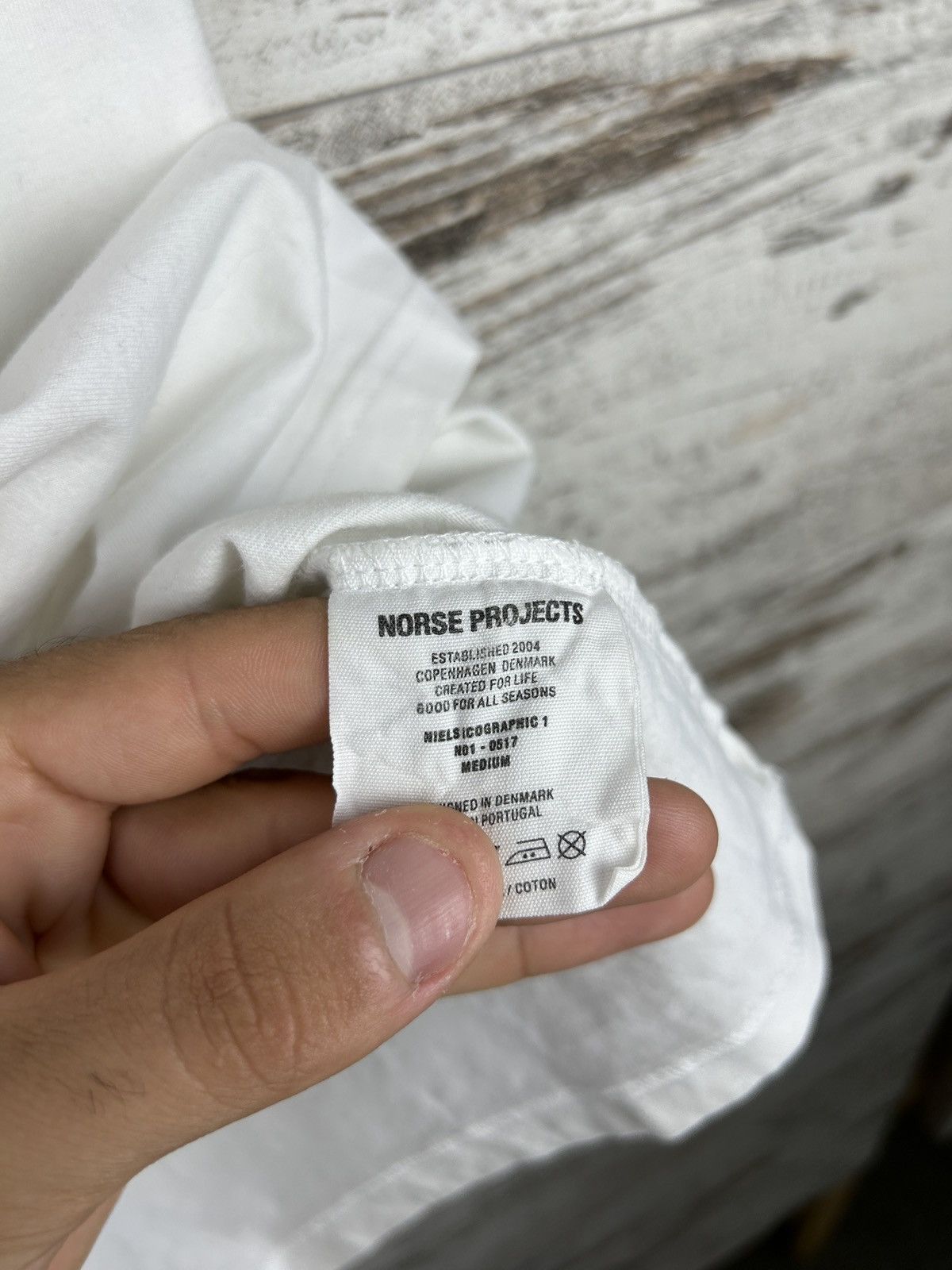 Japanese Brand × Norse Projects Mens Norse Project T Shirt Niels Gographic 1 luxury vintage Size US S / EU 44-46 / 1 - 9 Thumbnail