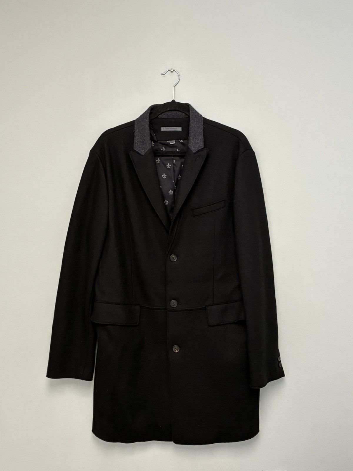 John Varvatos Runway Raw Edge Coat Jacket EU 54 US 44 Size US L / EU 52-54 / 3 - 3 Thumbnail