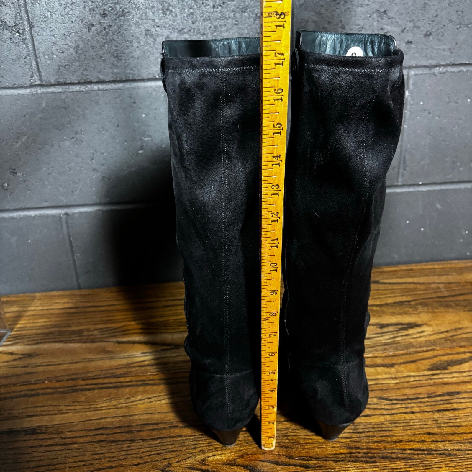 Dansko Dansko Black Leather Knee High Boots Size 39 Side Zip Size US 8.5 / IT 38.5 - 4 Thumbnail