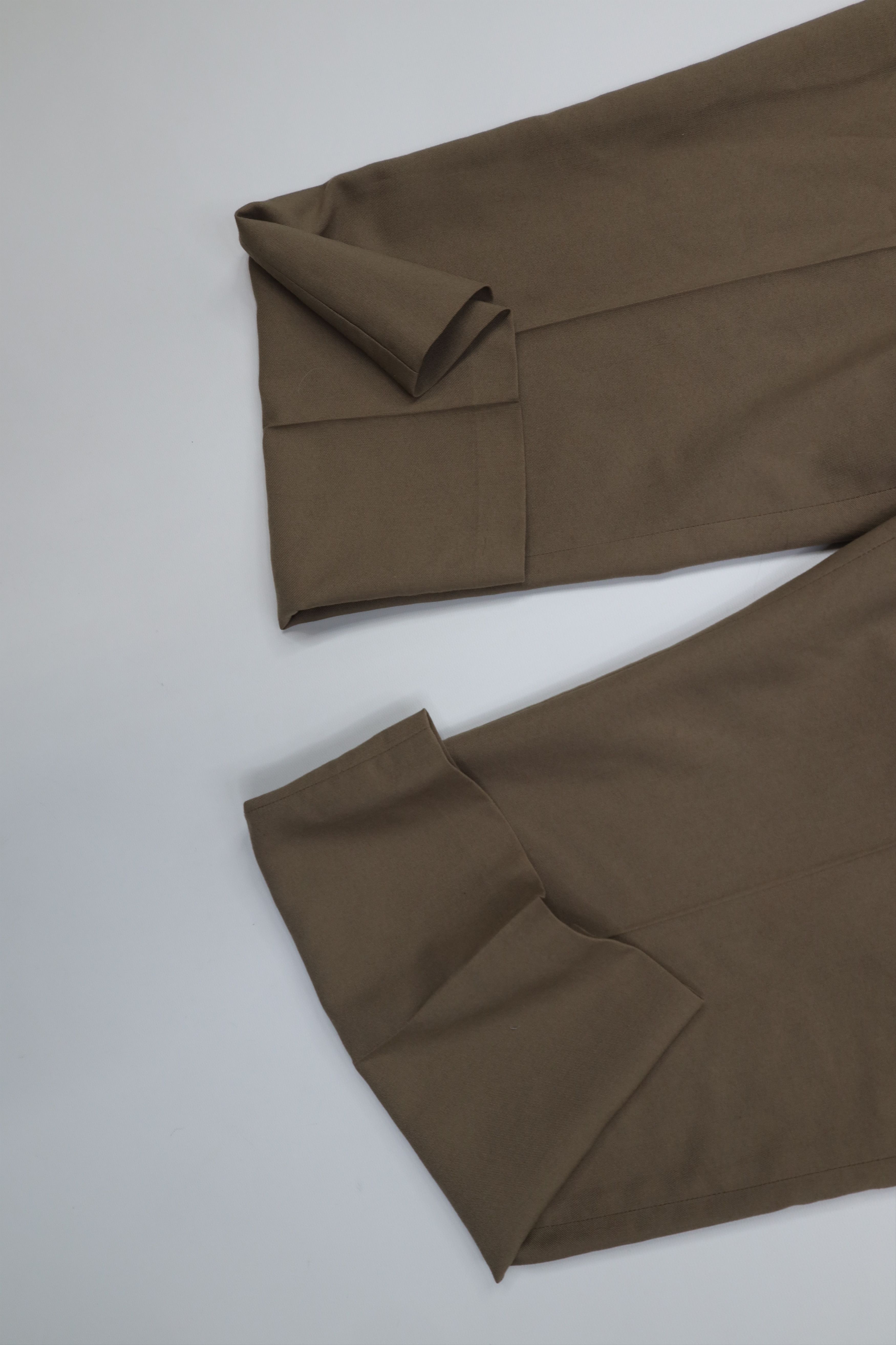 Vintage Vintage 90s Streetwear Wool Blend Knit Wide Leg Chino Pants Size US 36 / EU 52 - 5 Thumbnail
