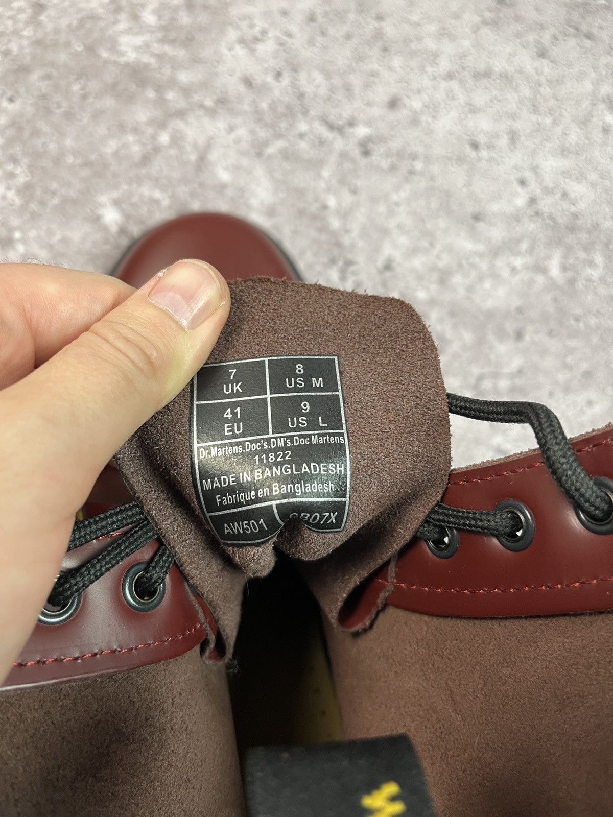 Dr. Martens 1460 Cherry Red Boots Size US 8 / EU 41 - 11 Thumbnail