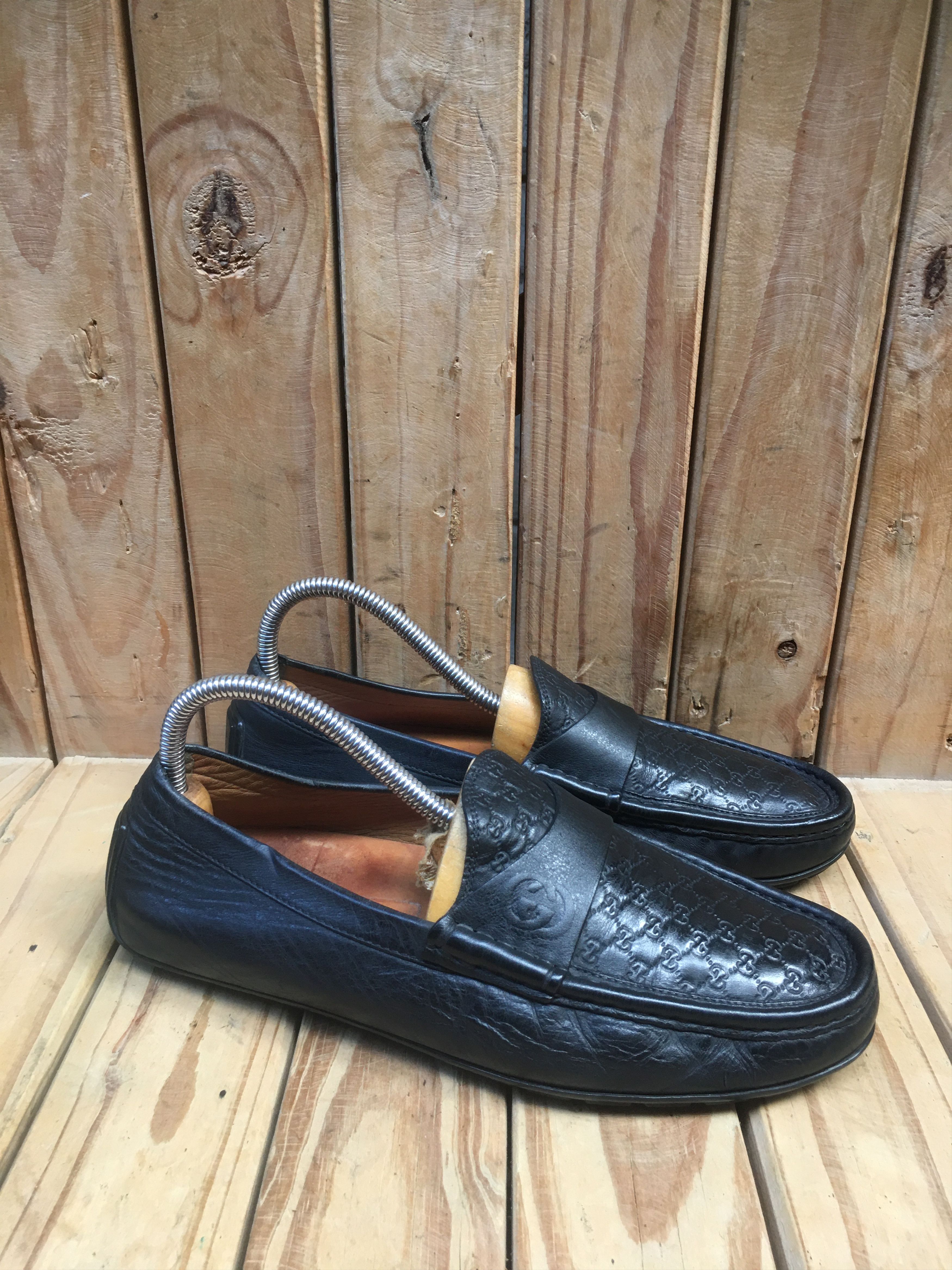 Gucci Gucci 322929 GG Black Men’s Leather Loafers UK 6.5 Size US 7 / EU 40 - 6 Thumbnail