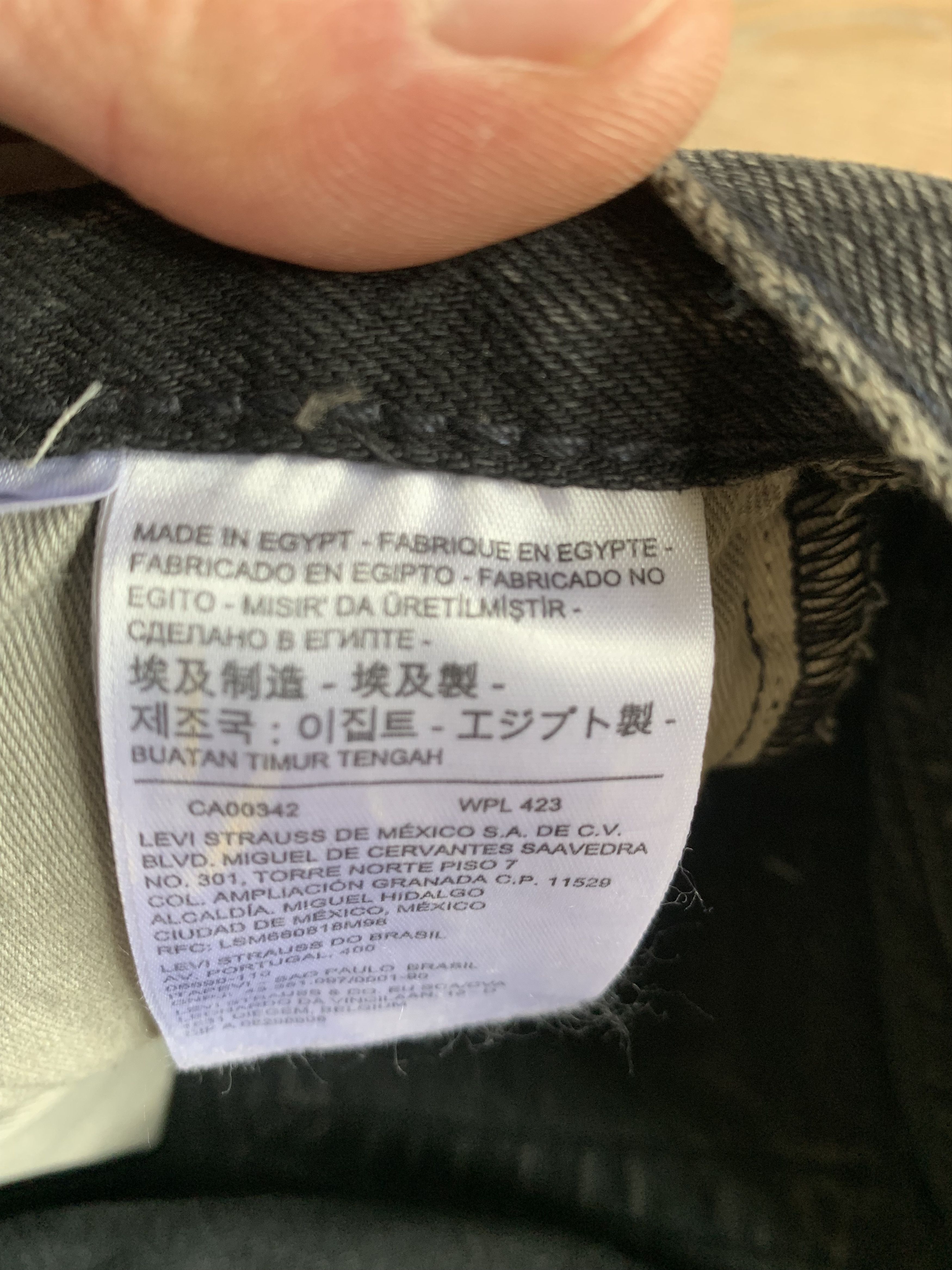Levi's Levi's Premium 501 Dark Grey Jeans Size US 26 / EU 42 - 10 Thumbnail