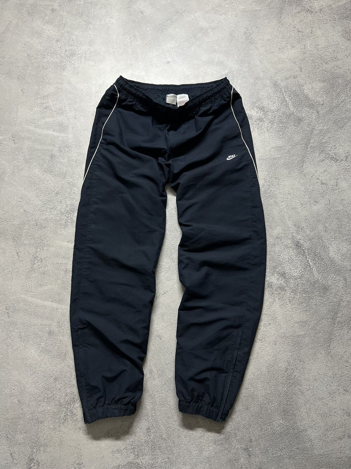 Vintage Vintage Y2K Nike Nylon Mini Swoosh Drill Pants 00’s Size US 34 / EU 50 - 3 Thumbnail