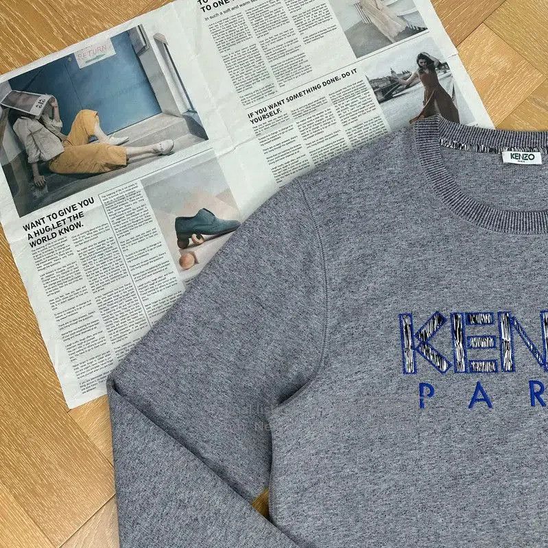 Kenzo KENZO Gray Cotton Men's Sweatshirt . Size US L / EU 52-54 / 3 - 6 Thumbnail