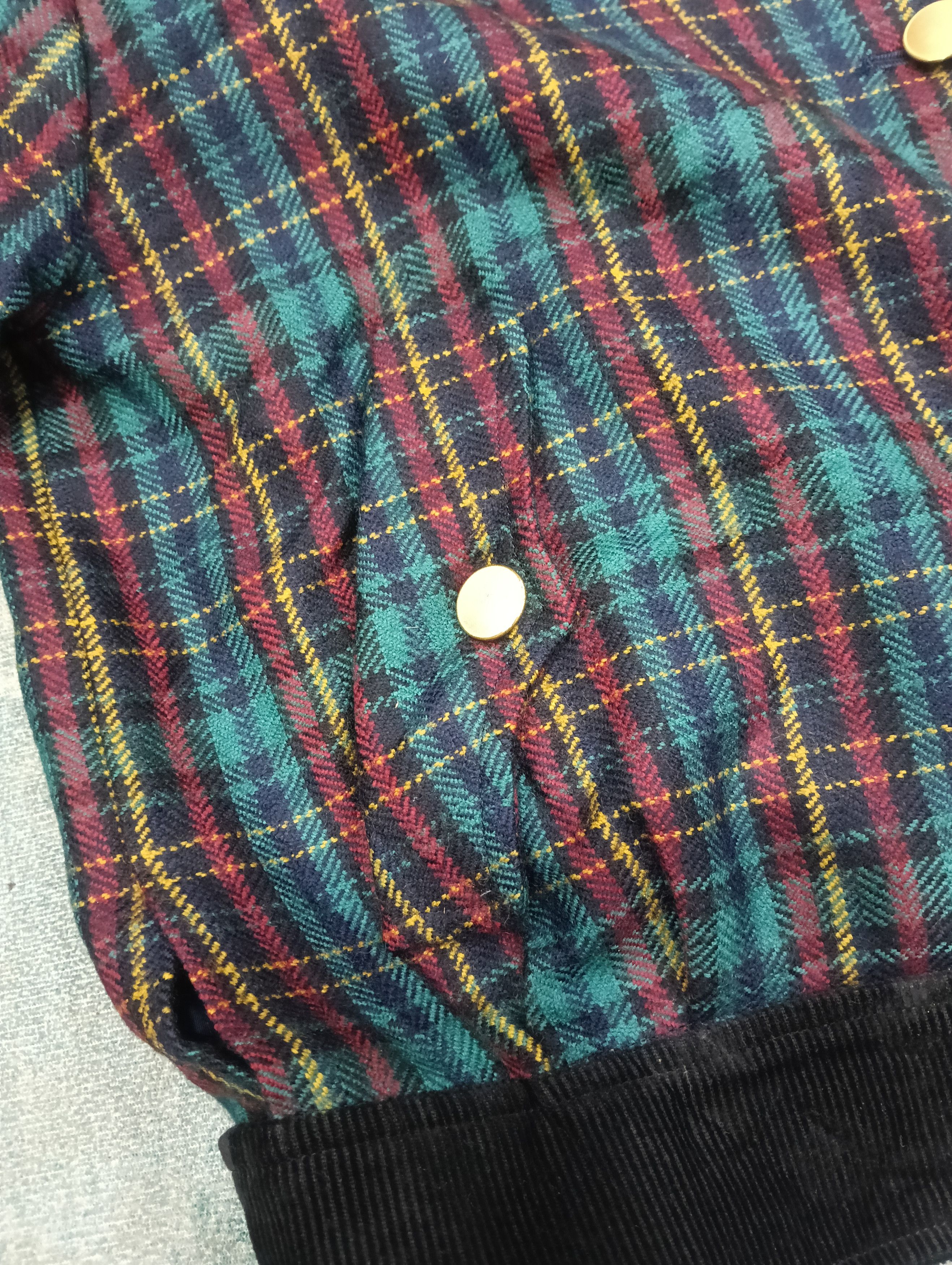 Saint Laurent Paris × Yves Saint Laurent Vintage Yves Saint Laurent Checkered Jacket Size M / US 6-8 / IT 42-44 - 6 Thumbnail