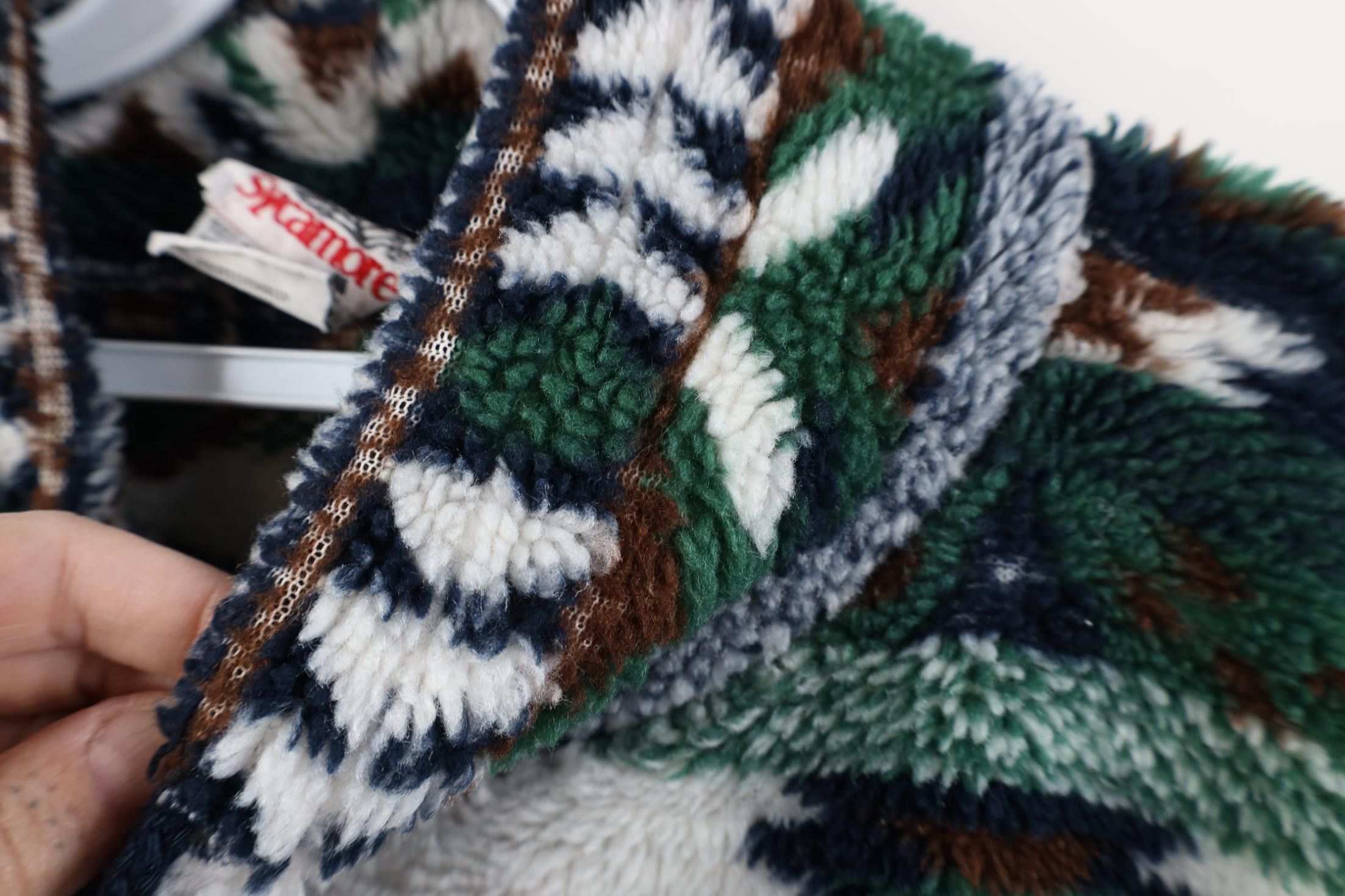 Vintage Vintage 90s Streetwear Southwestern Deep Pile Fleece Sweater Size M / US 6-8 / IT 42-44 - 6 Thumbnail