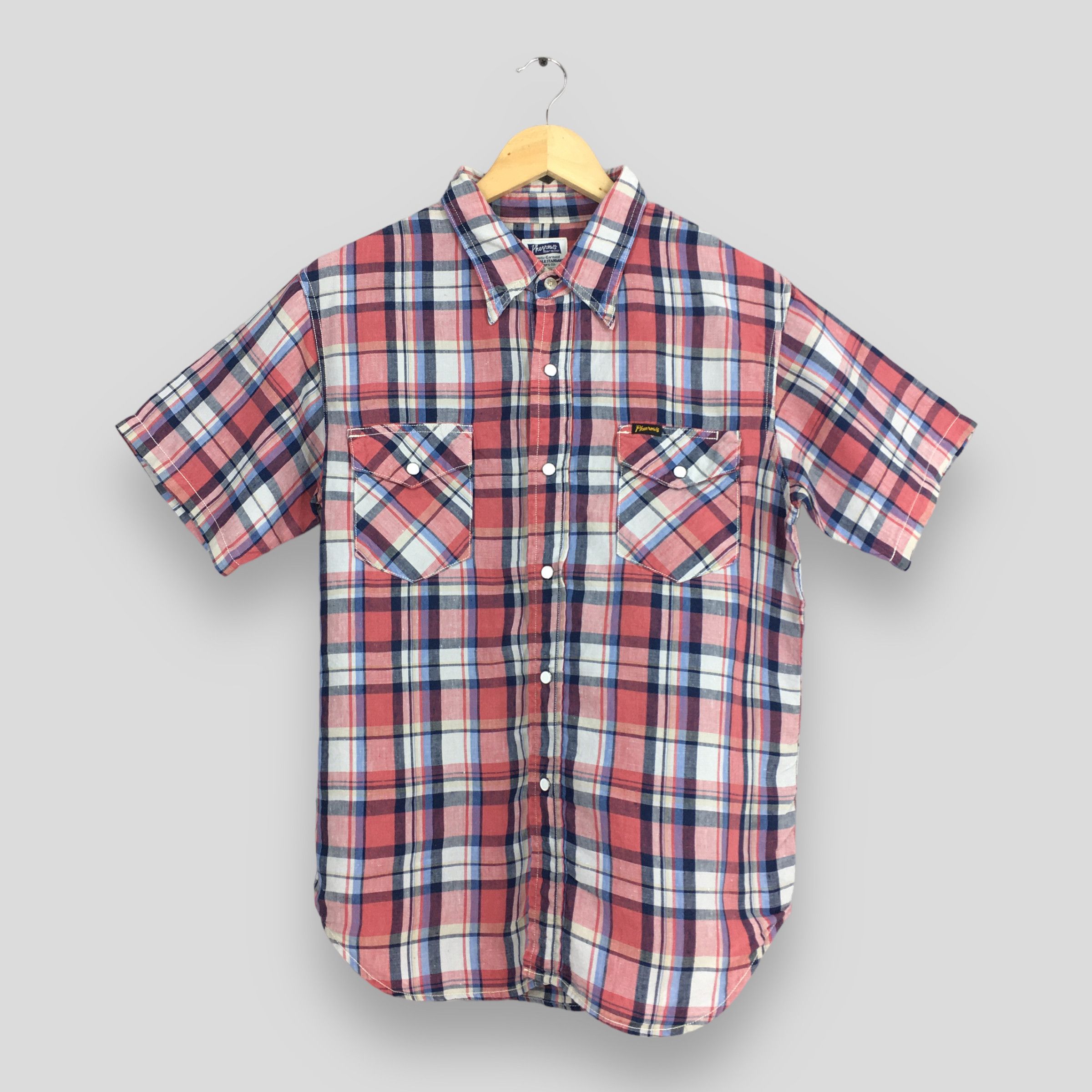 Flannel Vintage Pherrows Japan Plaid Flannel Large Size US L / EU 52-54 / 3 - 1 Thumbnail