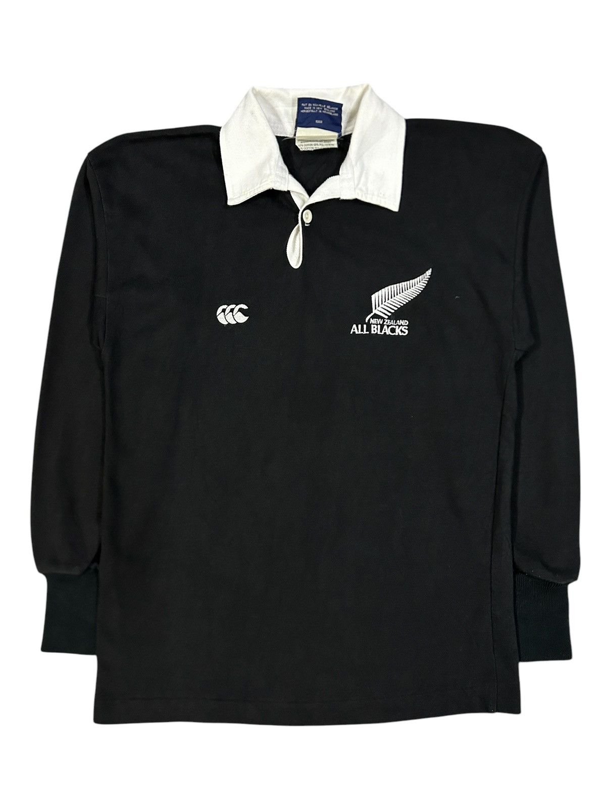 All Blacks × Canterbury of New Zealand Vintage Canterbury All Blacks Rugby Shirt Size US XS / EU 42 / 0 - 1 Thumbnail