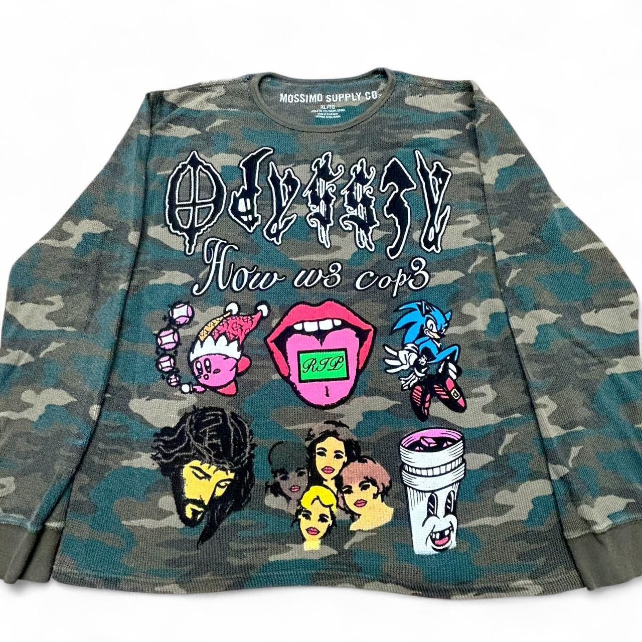 Other Odyss3y 1 of 1 “HOW W3 COP3” vintage thermal tee Size US XL / EU 56 / 4 - 1 Thumbnail
