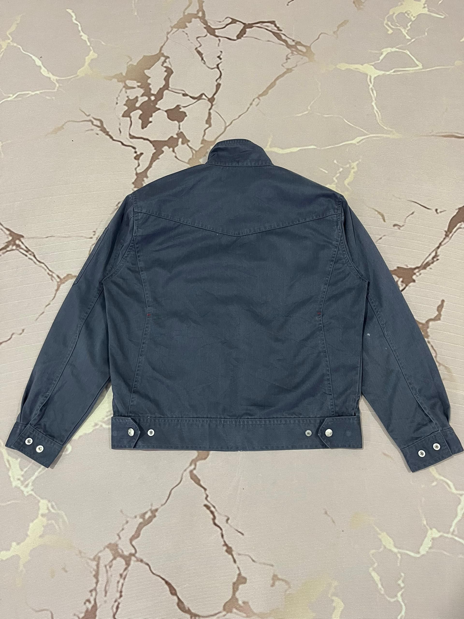 Japanese Brand Jawin Japanese Workwear Navy Zip Jacket Size US M / EU 48-50 / 2 - 13 Thumbnail