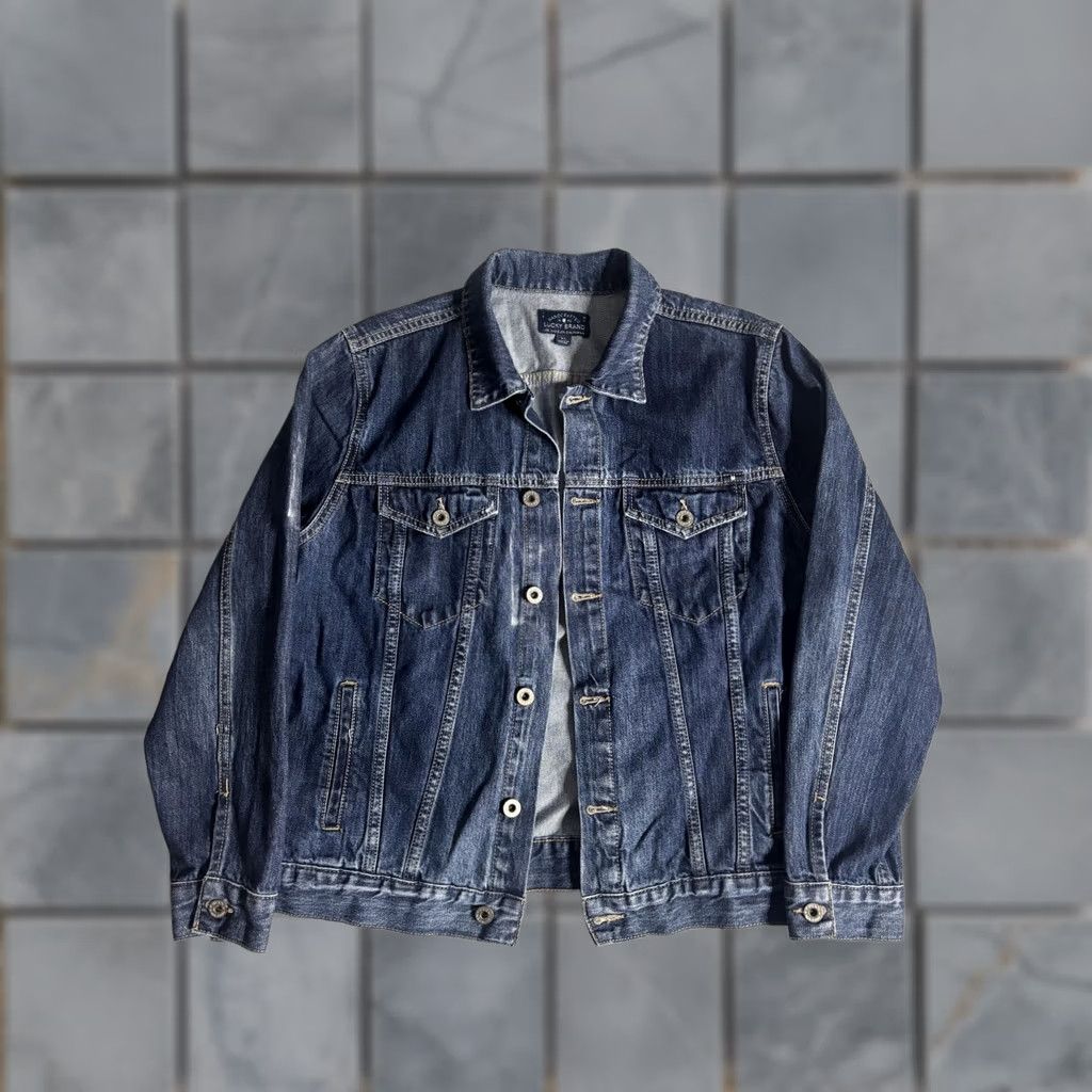 Lucky Brand Lucky Brand Denim Jacket Womens XL Blue Button Front Trucker Casual Unlined Size XL / US 12-14 / IT 48-50 - 1 Thumbnail
