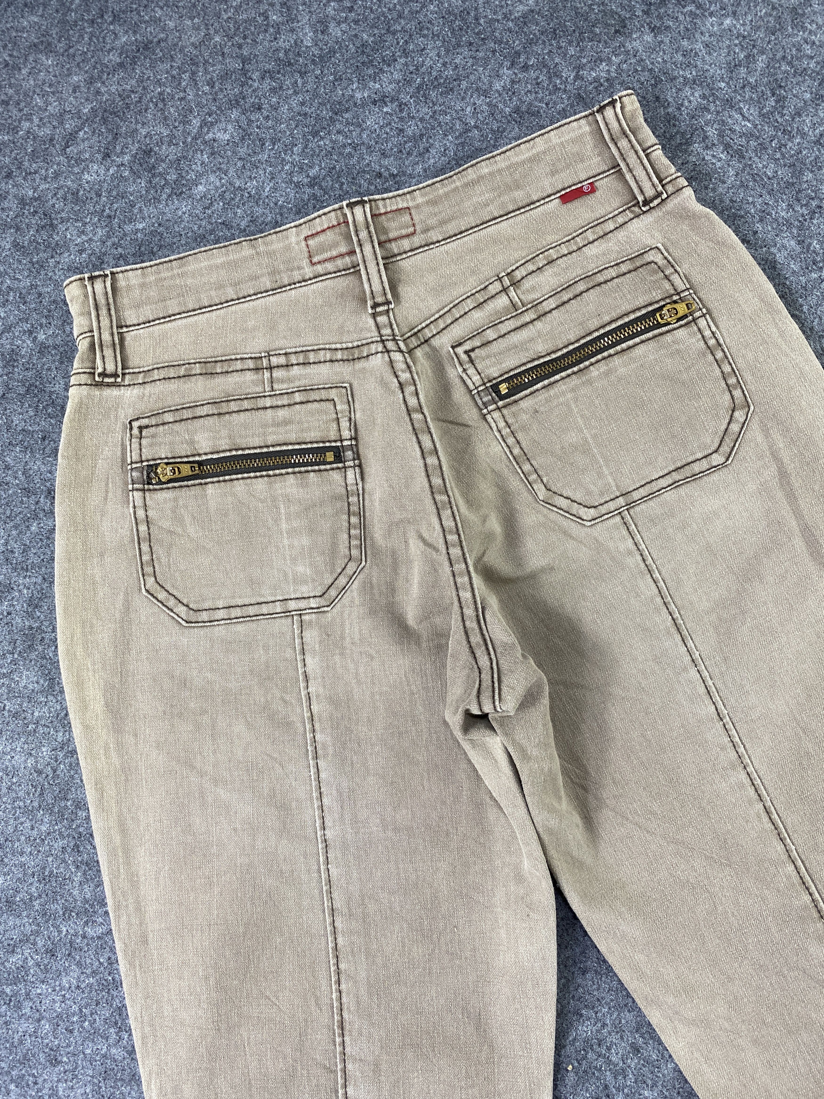 Japanese Brand Flash Flare Jeans - J1029 Size 26" / US 2 / IT 38 - 6 Thumbnail