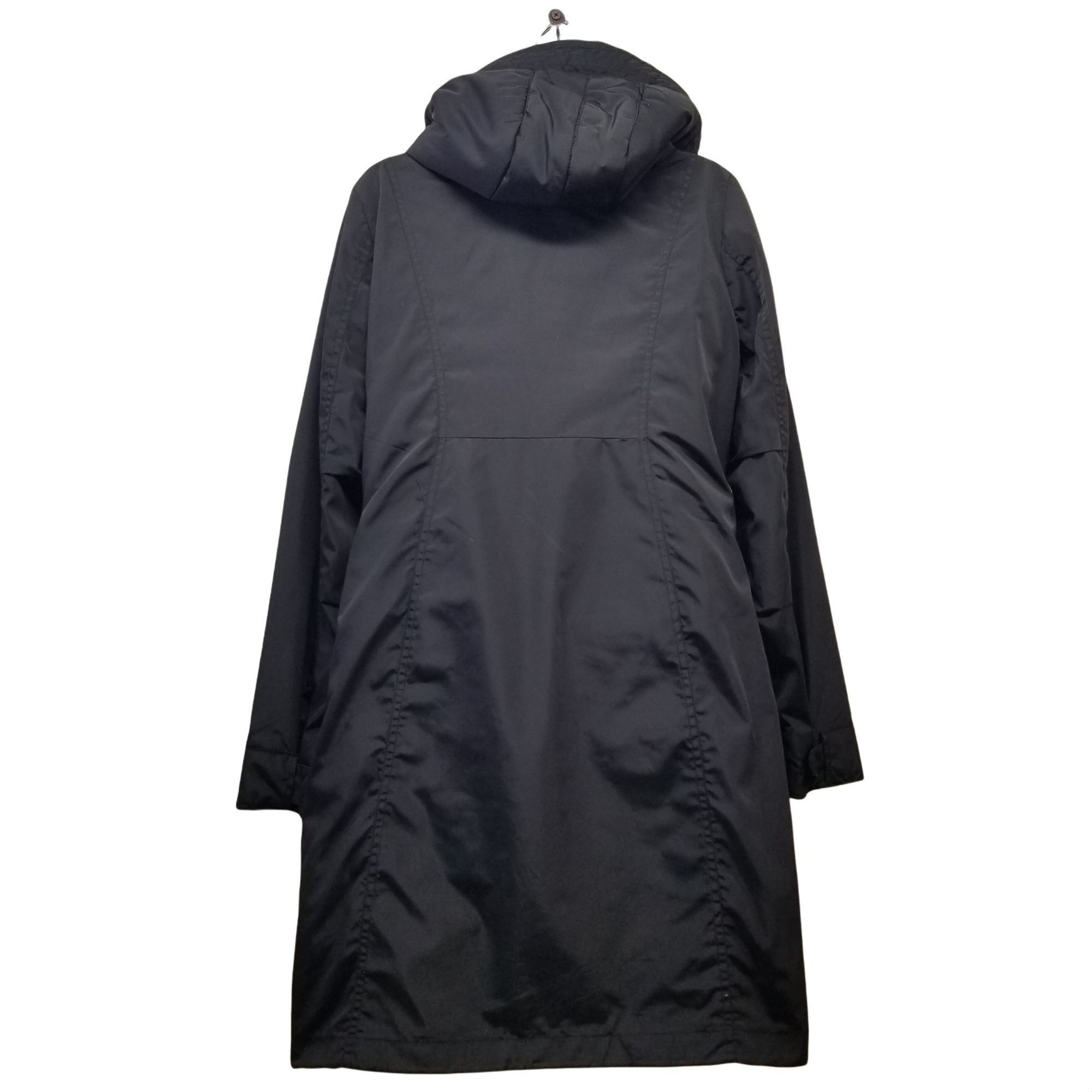 Zara Zara Basic S Black Coat Hood Removable Zip In Liner Vest Win Size S / US 4 / IT 40 - 2 Thumbnail