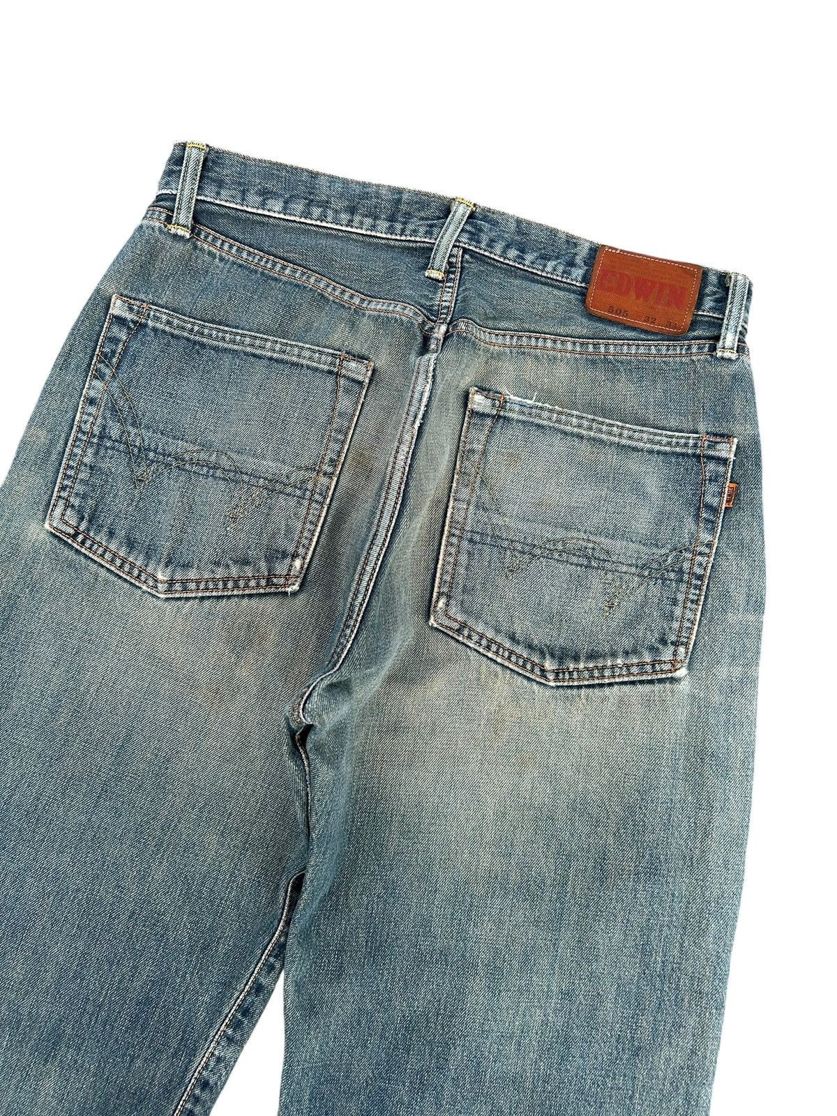 Kapital Vintage Edwin 505 Selvedge Rusty Baggy Distressed Denim jean Size US 32 / EU 48 - 9 Thumbnail