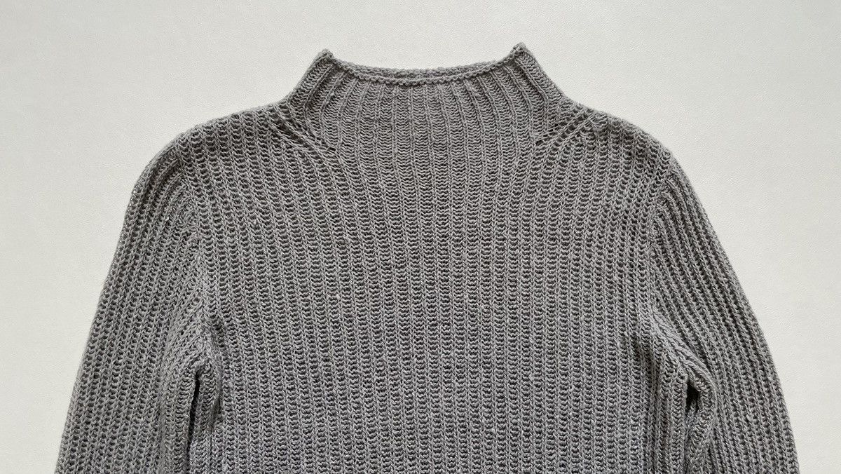 Dries Van Noten A/W 23 ‘Cobweb Weave’ Gray Sweater Size US M / EU 48-50 / 2 - 2 Thumbnail
