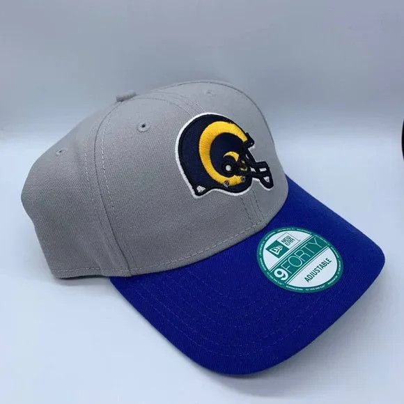 New Era Los Angeles Rams NFL 9Forty New Era Hat Snapback Cap Mens Size ONE SIZE - 3 Thumbnail