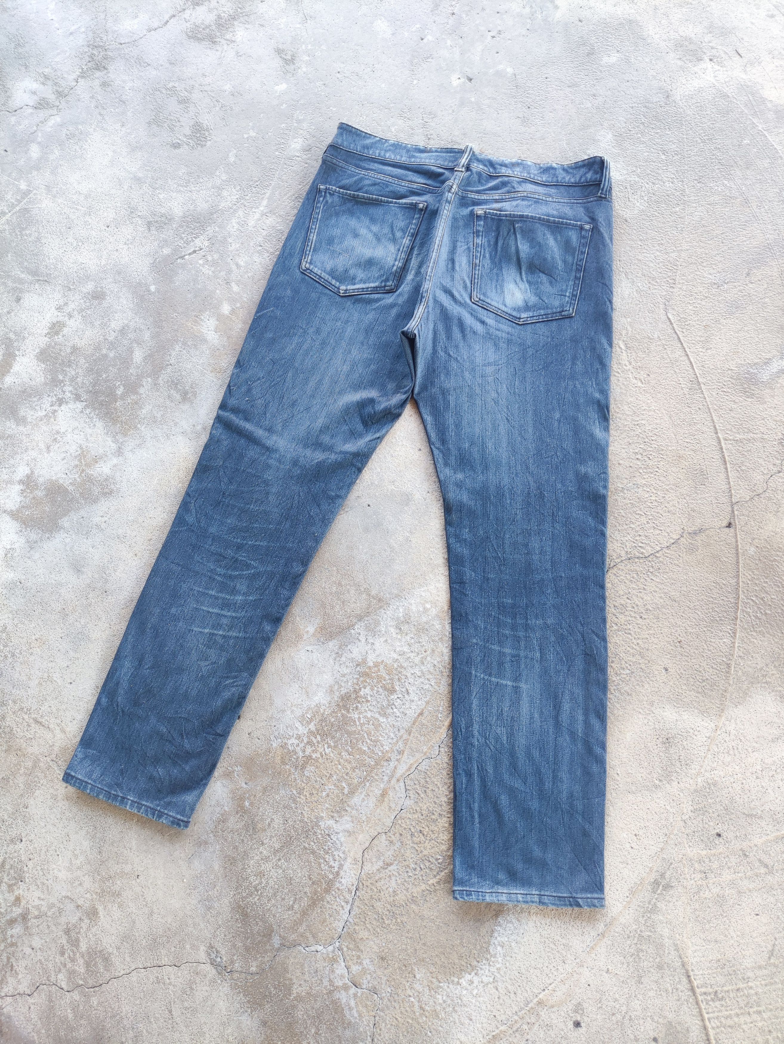 Global Work × Japanese Brand × Jean W36 Vintage Global Work Brand Distress Faded Denim Pants Size US 36 / EU 52 - 8 Thumbnail