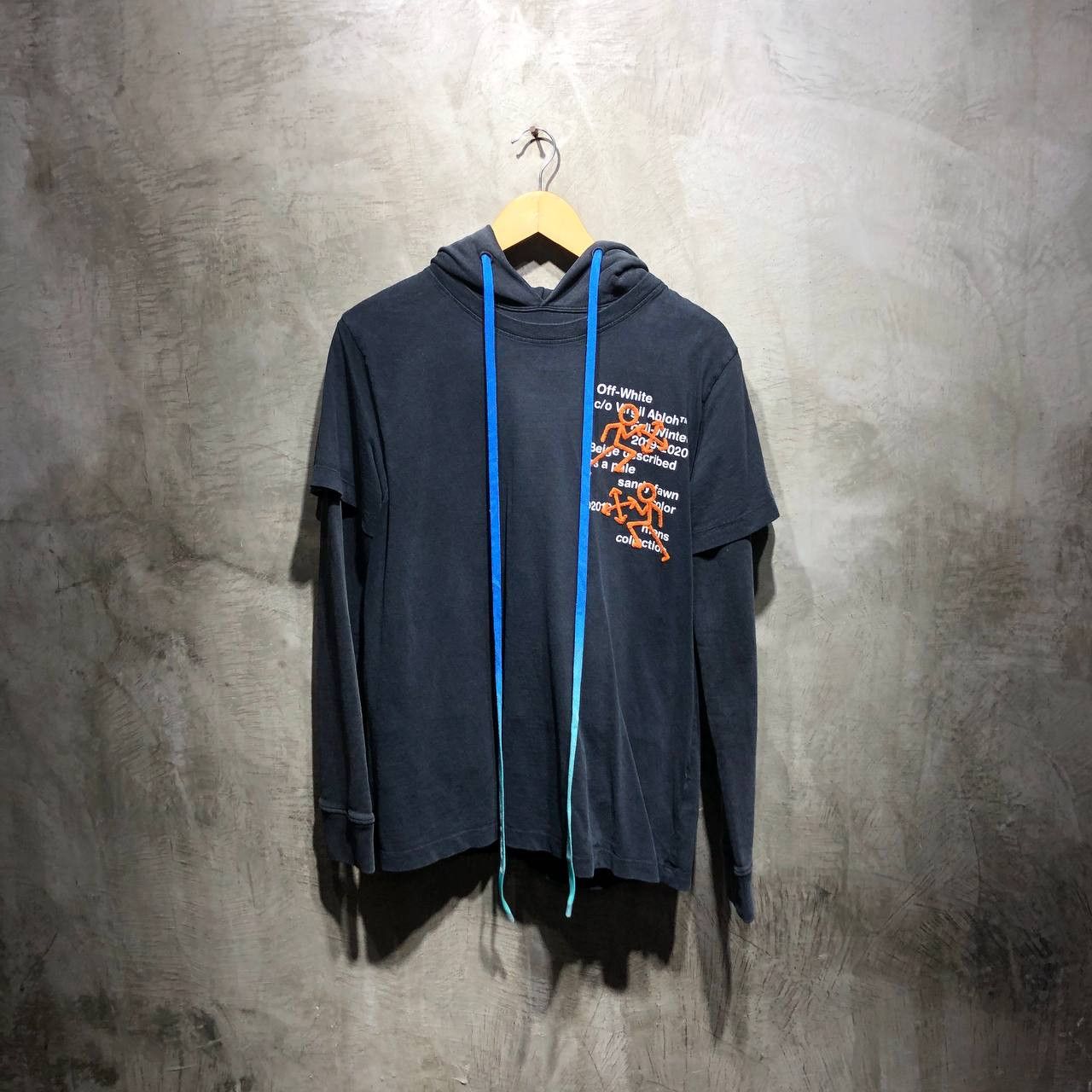 Off-White Off-White Pictogram Incompiuto double sleeves hoodie Size US S / EU 44-46 / 1 - 5 Thumbnail