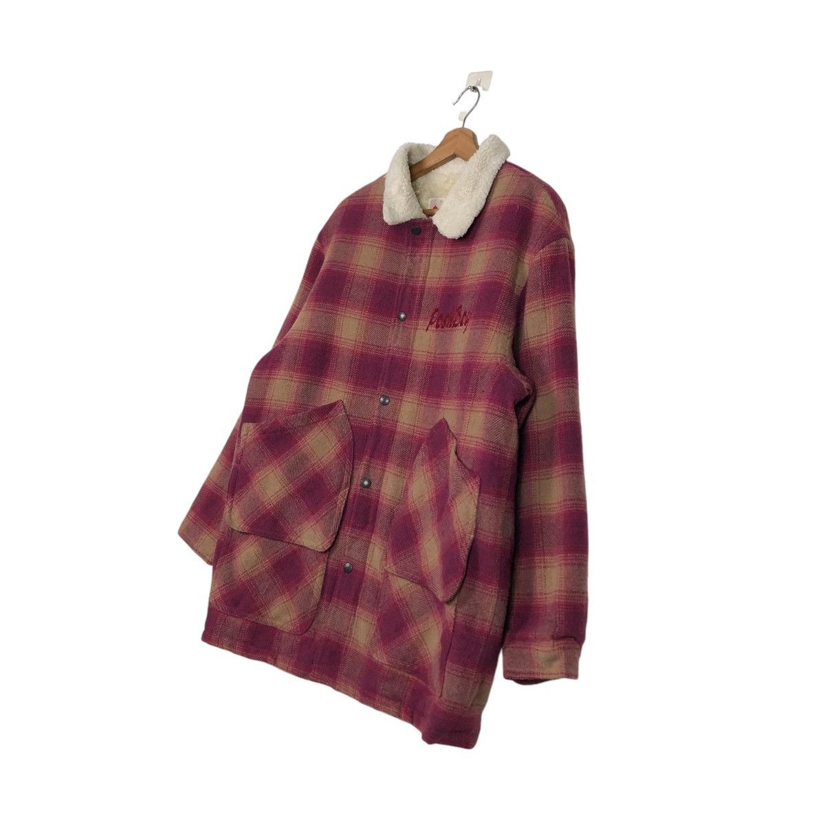 Hysteric Glamour 🔥VINTAGE CHORE WOOL WORKER JACKET POSHBOY BIG LOGO TARTAN Size US L / EU 52-54 / 3 - 4 Thumbnail