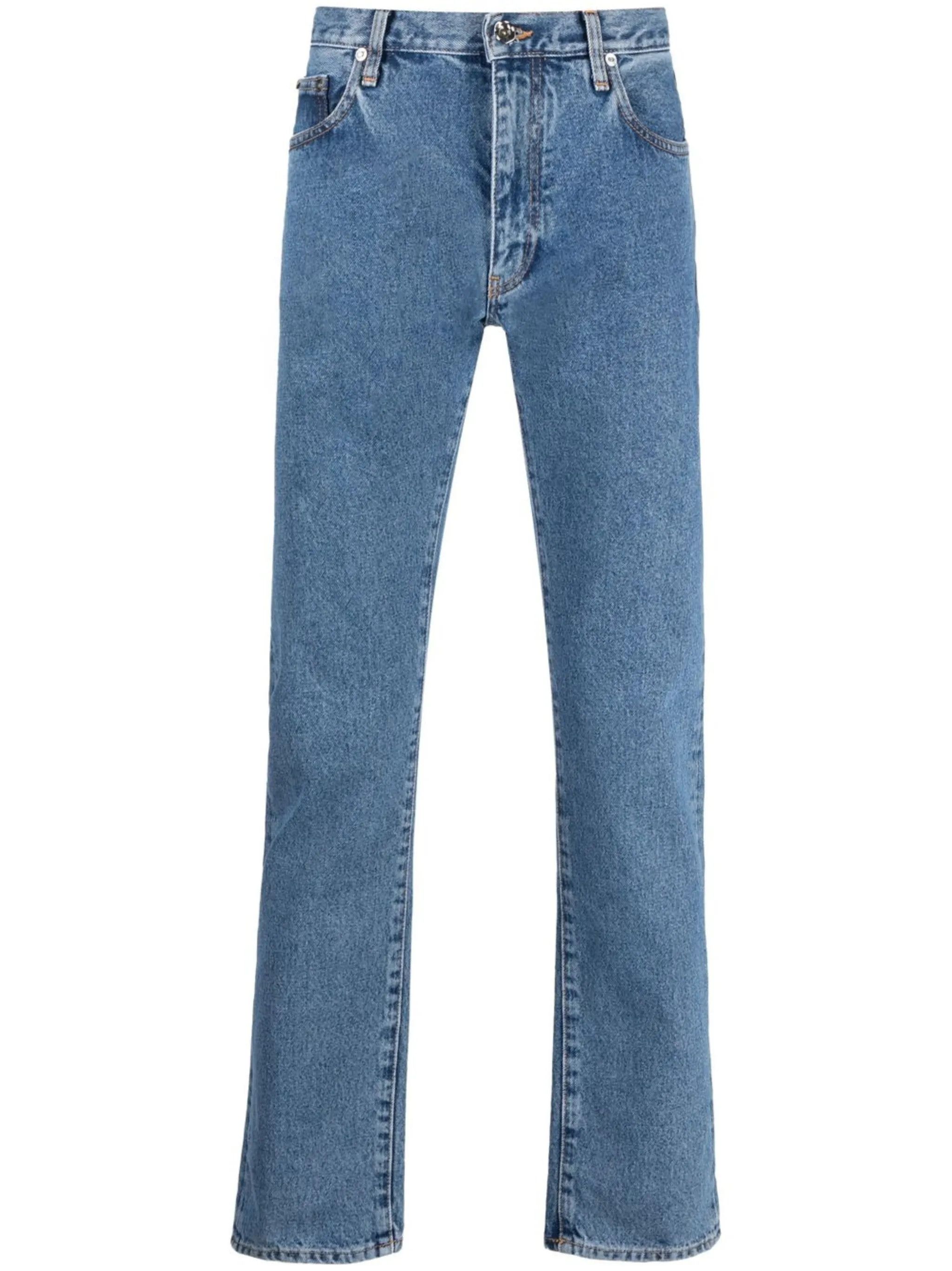 Off-White o1y0225 Denim Pant in Blue Size US 30 / EU 46 - 1 Thumbnail
