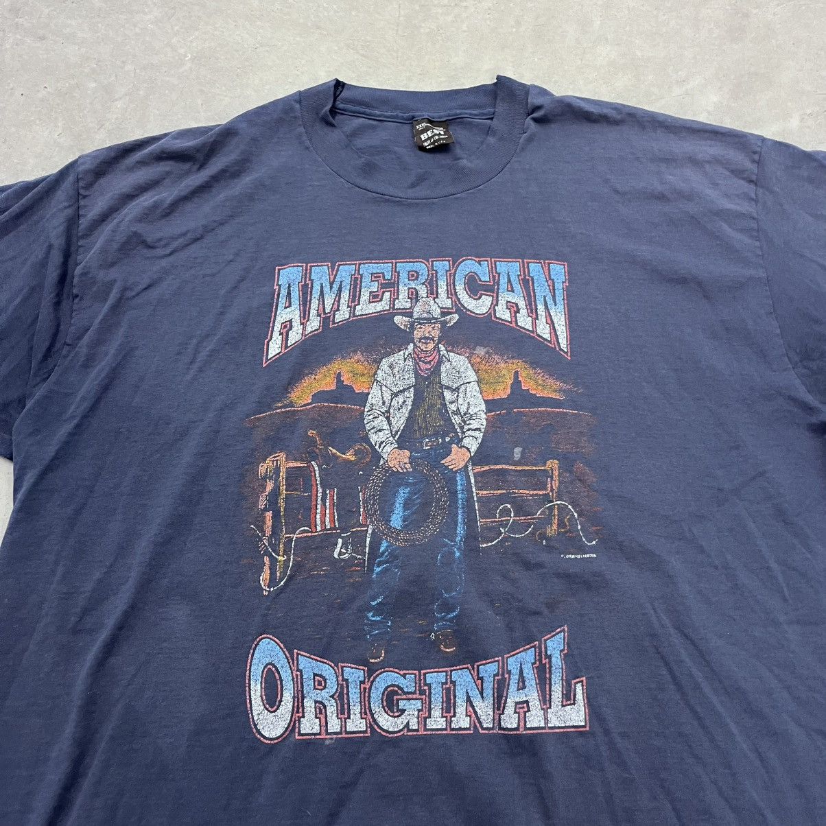Levi's × Vintage × Wrangler Vintage Best Fruit of the Loom Rare size XXXL Cowboy Western Size US XXL / EU 58 / 5 - 4 Thumbnail