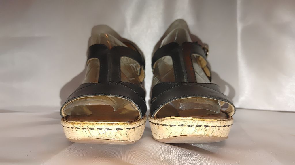 Born Born Bernese Cage Wedge Sandal Size 6M Size US 6 / IT 36 - 4 Thumbnail