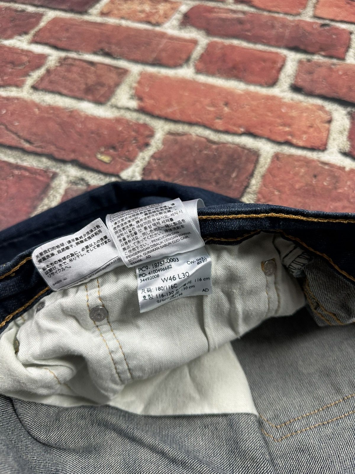 Levi's Levis 541 Jeans 46x30 Straight Leg Denim Dark Wash Stretch Size US 44 / EU 60 - 11 Thumbnail