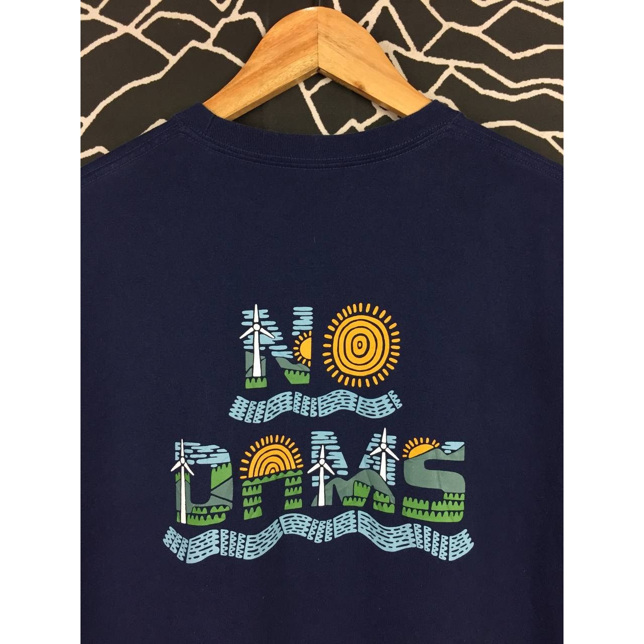 Patagonia × Vintage Patagonia No Dams Regular Fit Responsibili-Tee Size XL Size US XL / EU 56 / 4 - 3 Thumbnail