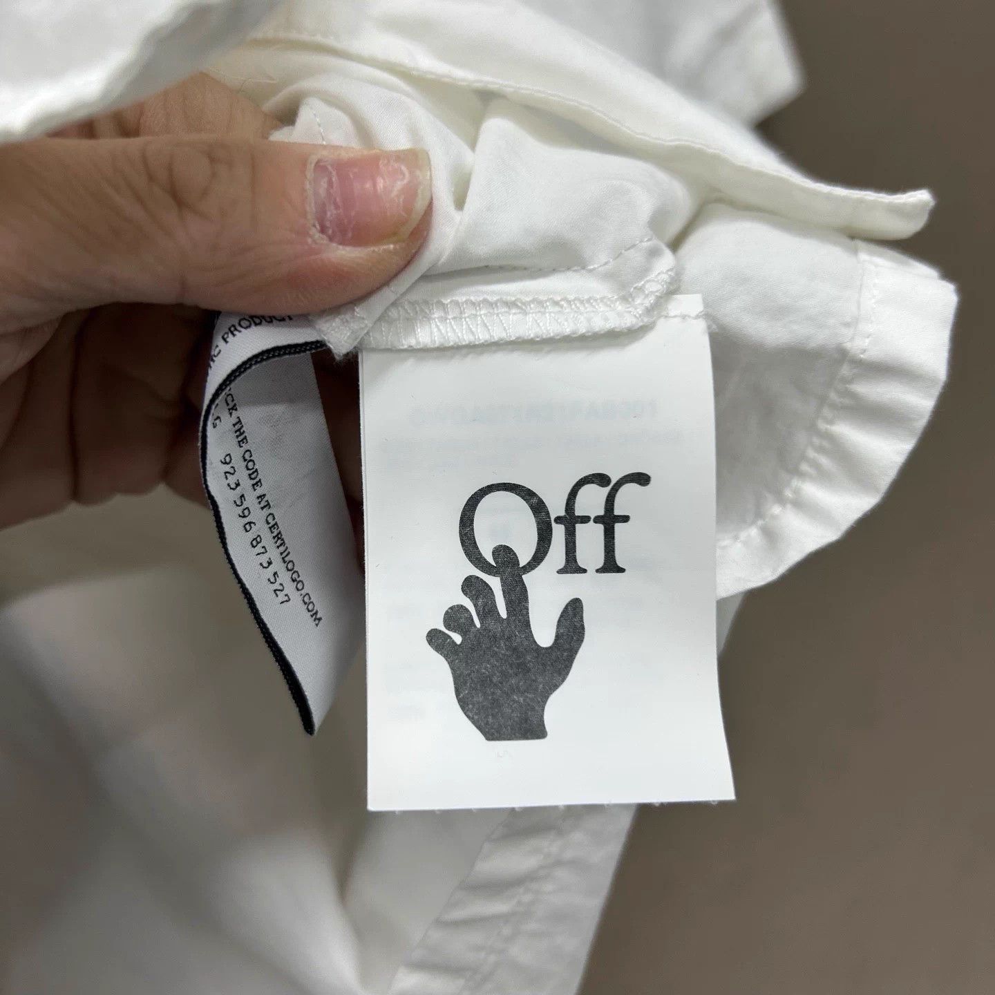 Off-White Off-White 99 New Short-Sleeve Shirt 44 Size M / US 6-8 / IT 42-44 - 4 Thumbnail