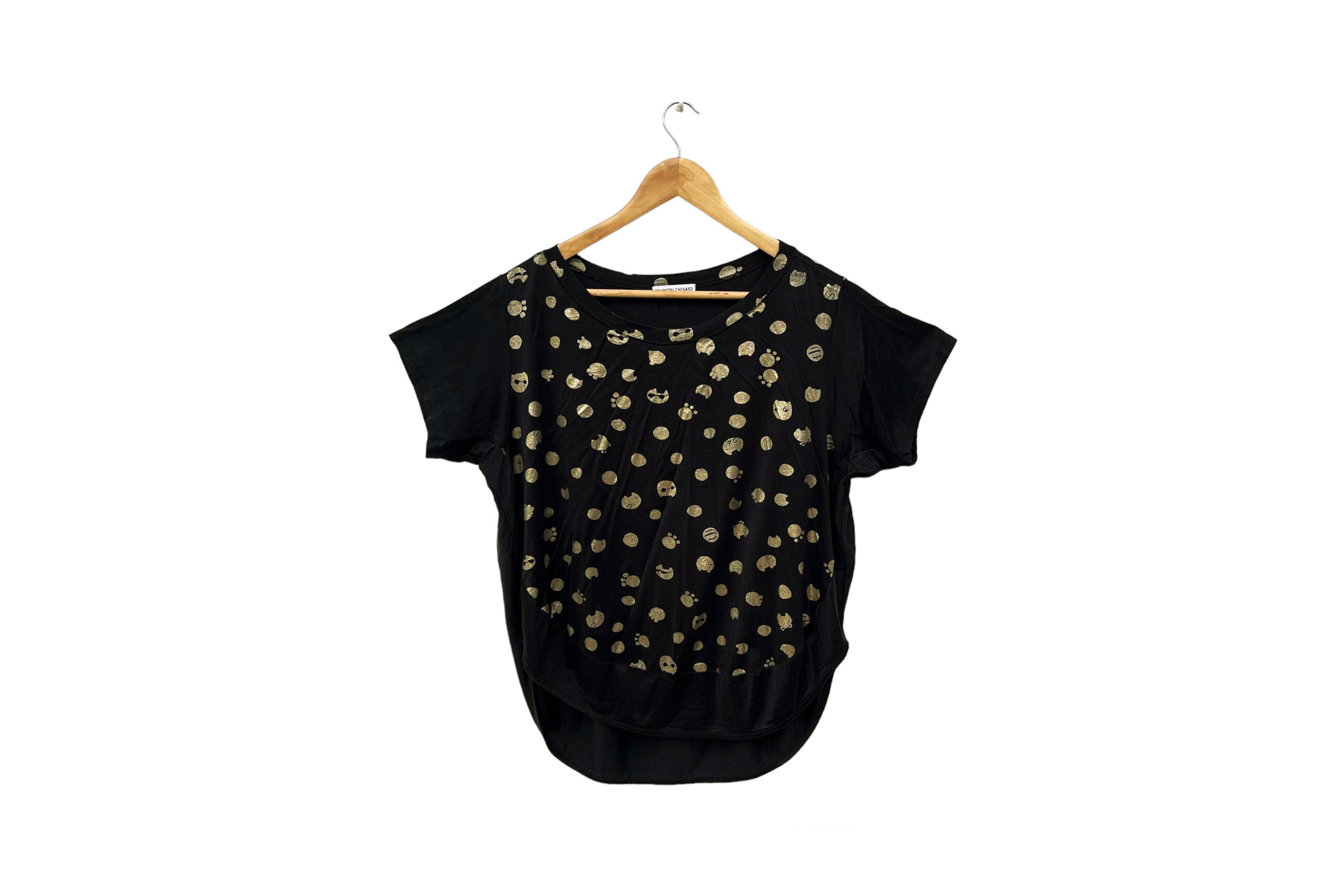 Tsumori Chisato Tsumori Chisato oversized t shirt // tunic top, CATS printed Size M / US 6-8 / IT 42-44 - 1 Thumbnail