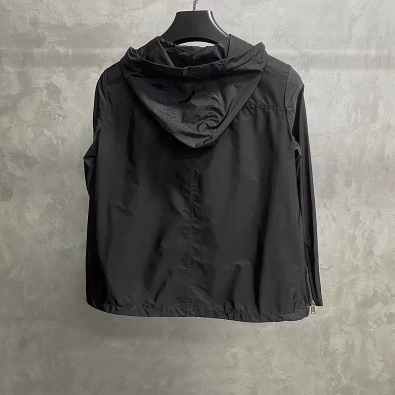 Prada Prada The latest black metal triangle zipper jacket 2501-Ne Size US XXS / EU 40 - 2 Thumbnail