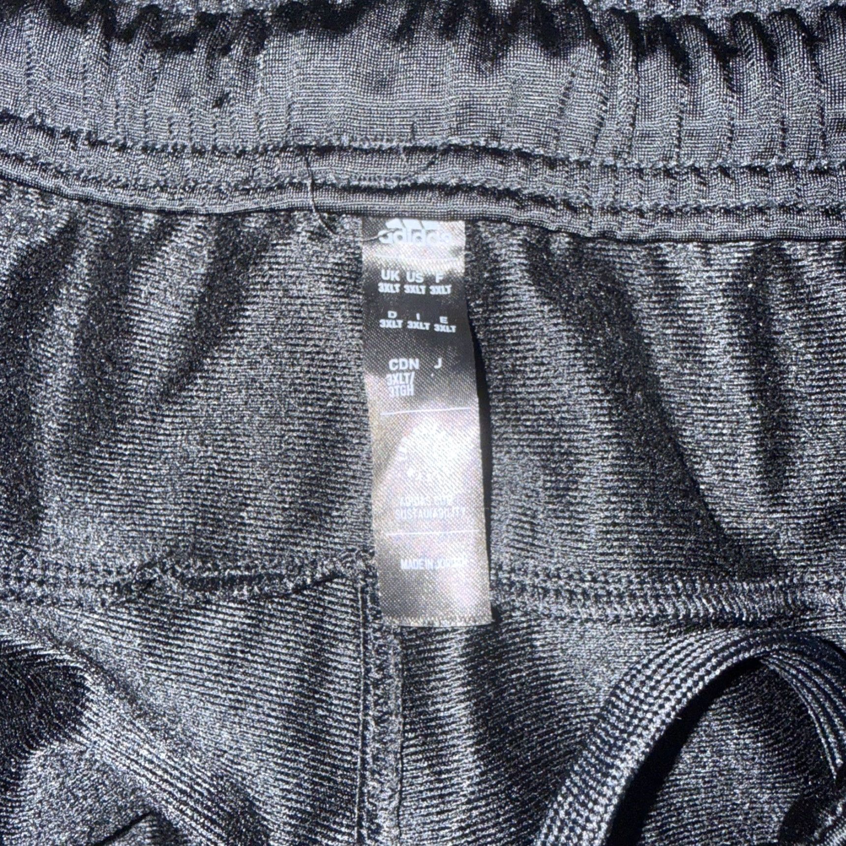 Adidas Adidas Sweatpants Mens 3XLT Big & Tall Black White Striped Pants Activewear Size US 39 - 5 Thumbnail