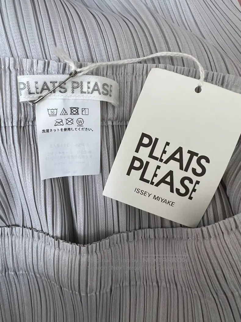 Issey Miyake Issey Miyake size:3 Ruffle Skirt Light Gray Size 22" - 7 Thumbnail