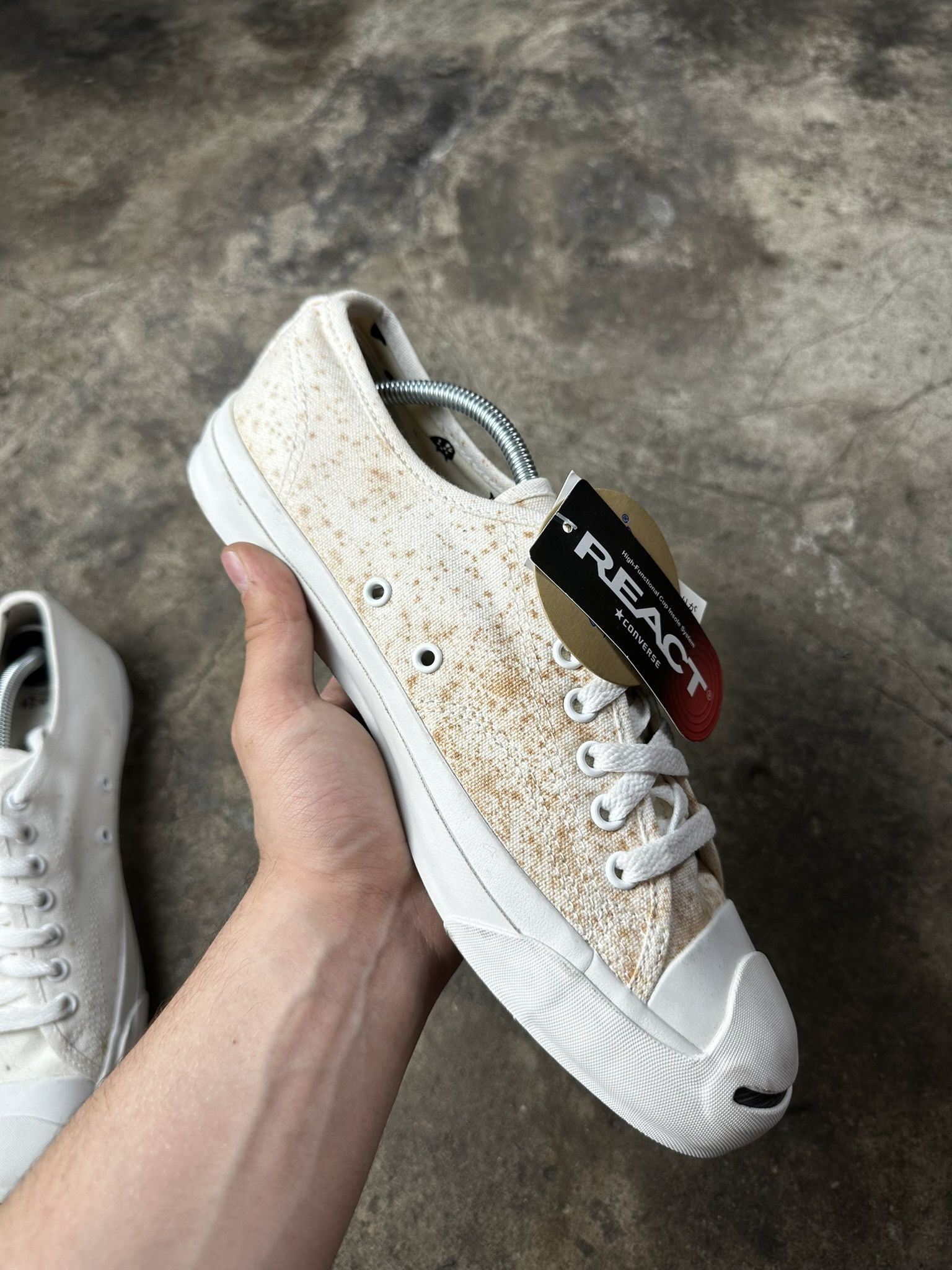 Ne-Net Rare Ne-Net x Converse x Jack Purcell Paint Trainers Size US 8 / EU 41 - 5 Thumbnail